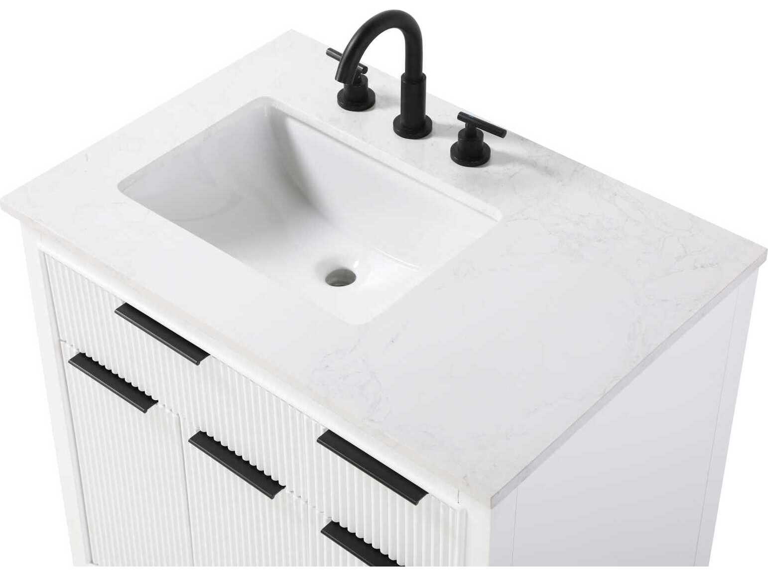 Elegant Lighting Langston 32" White Vanity