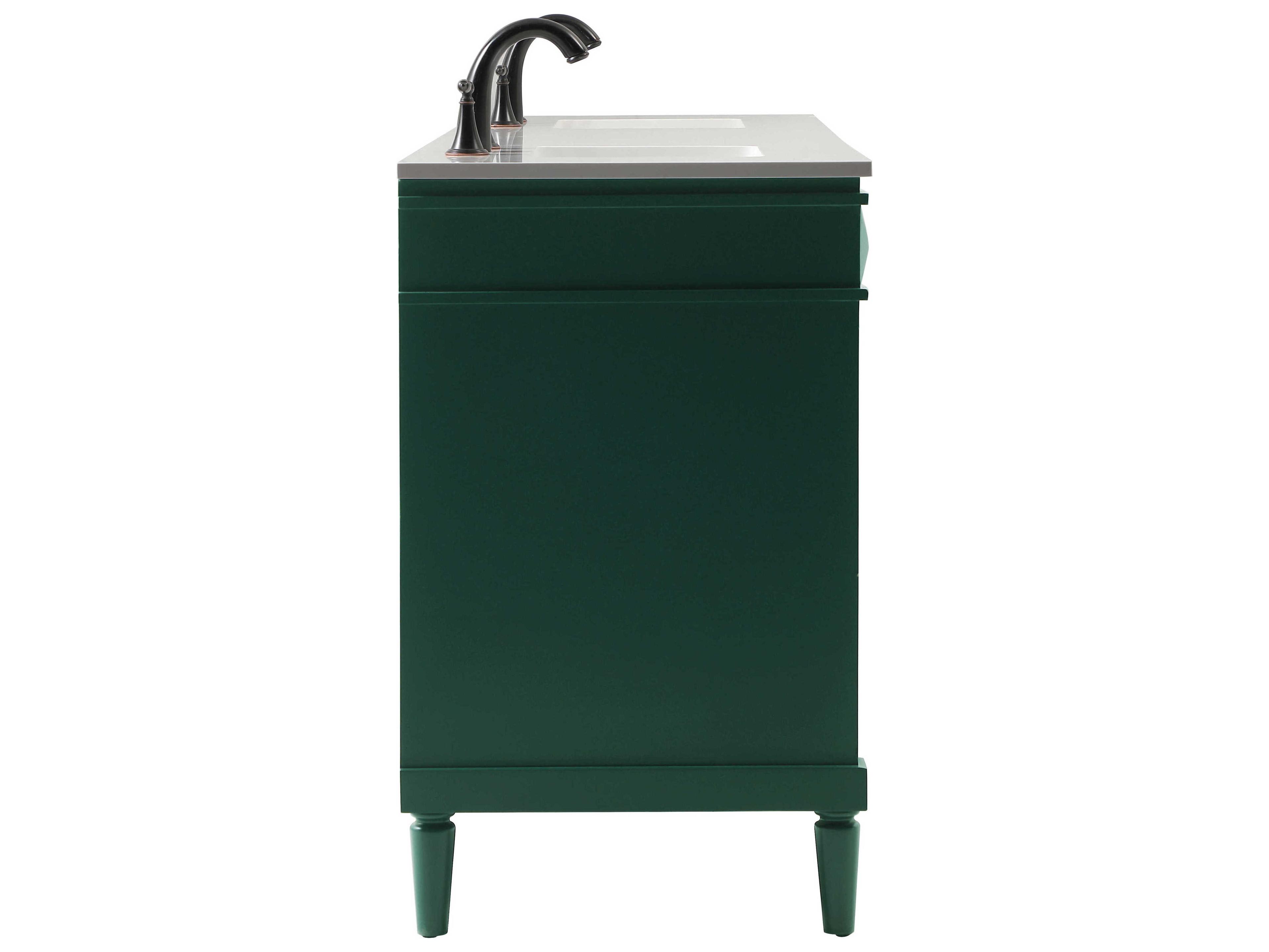 Elegant Lighting Bennett Black 72" Vanity