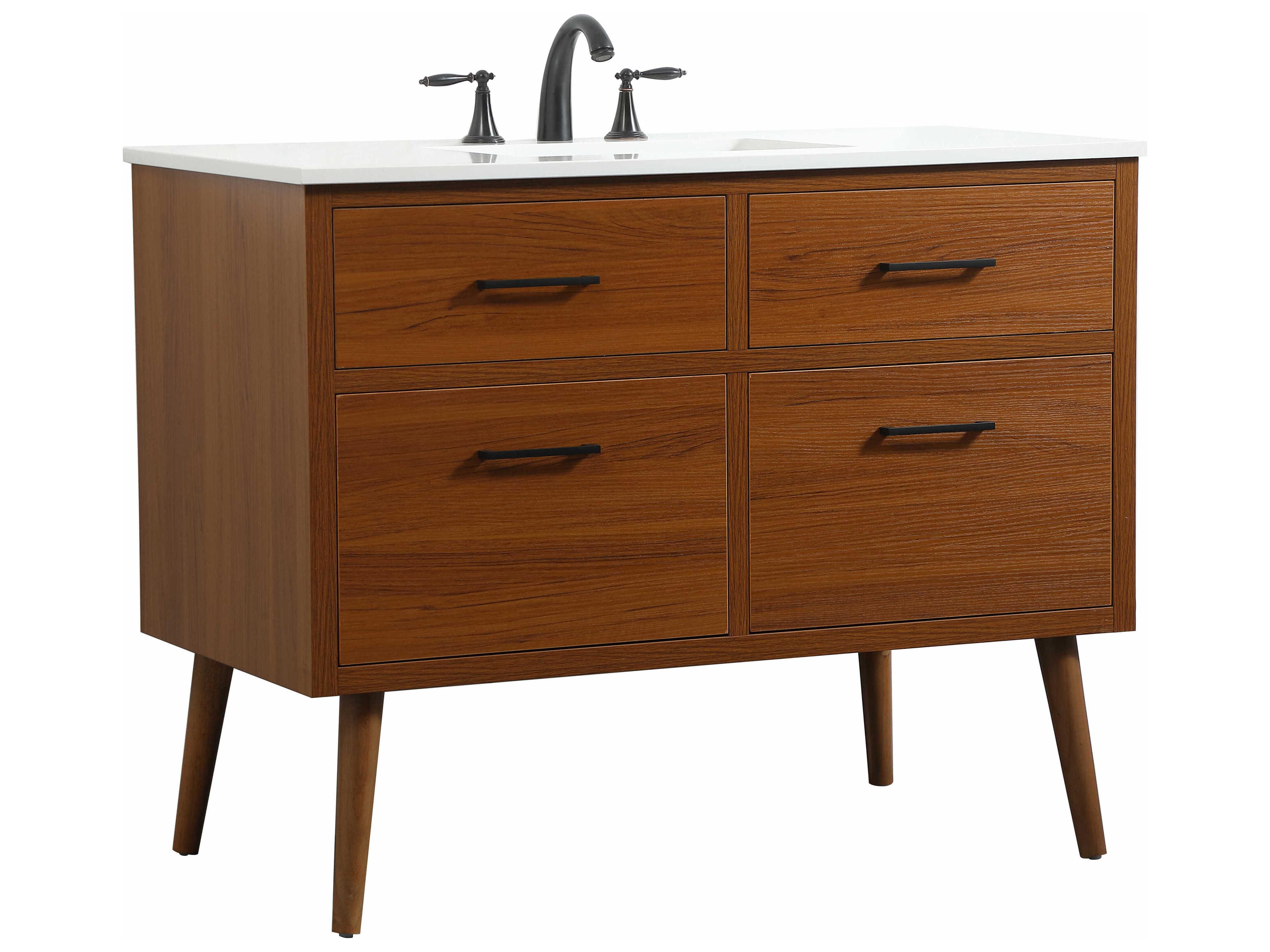 Elegant Lighting Boise Teak 42" Vanity