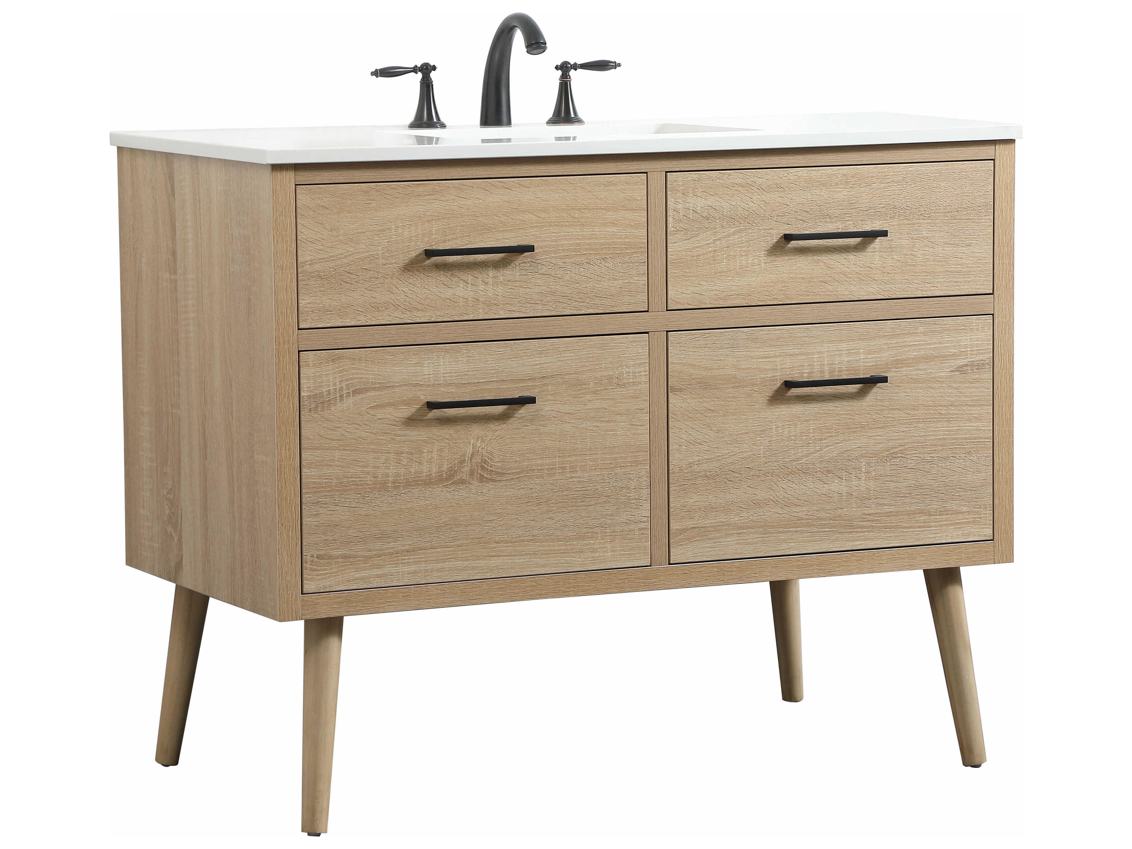 Elegant Lighting Boise Mango Wood 42" Vanity