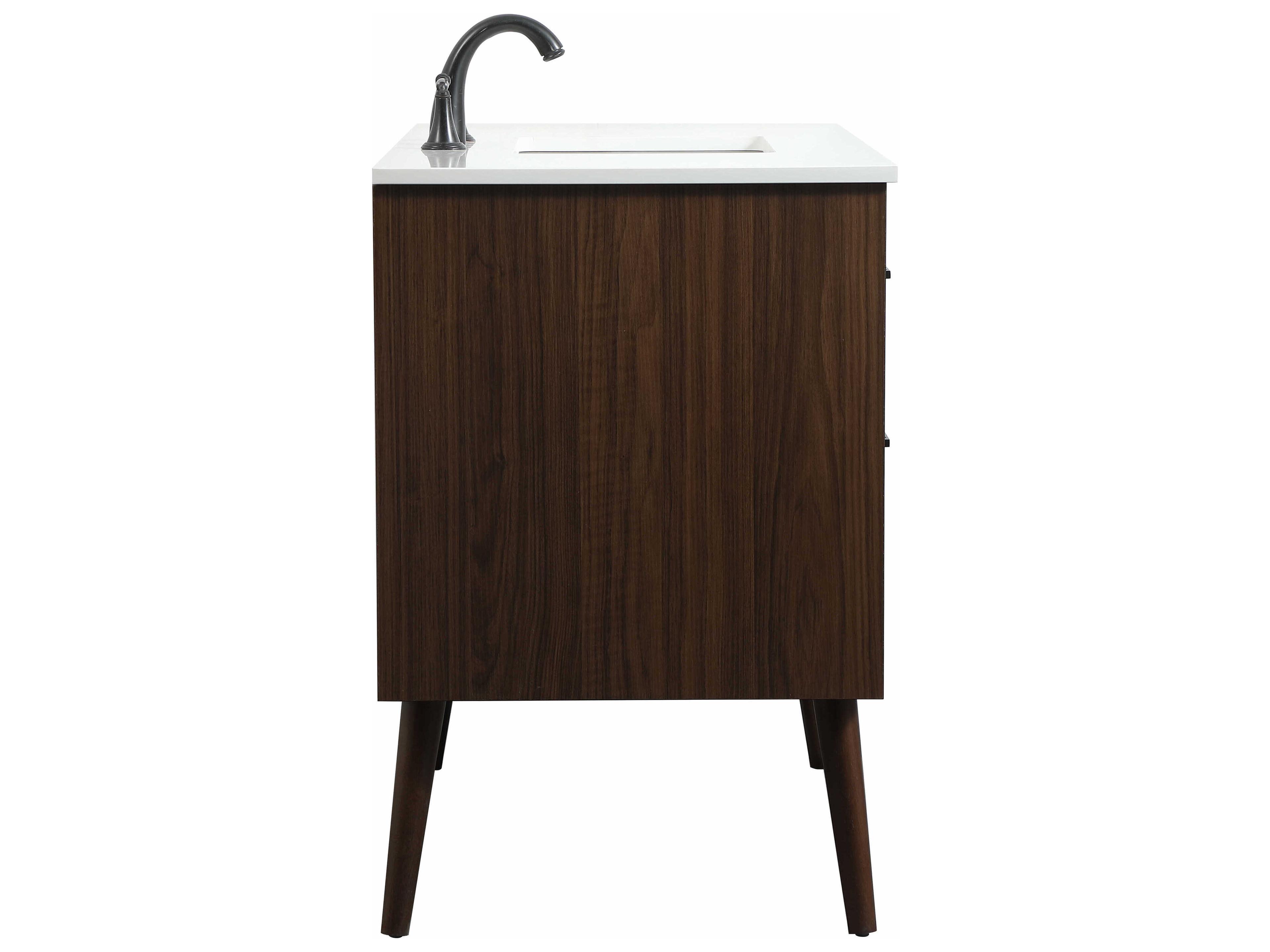 Elegant Lighting Boise Walnut 42" Vanity