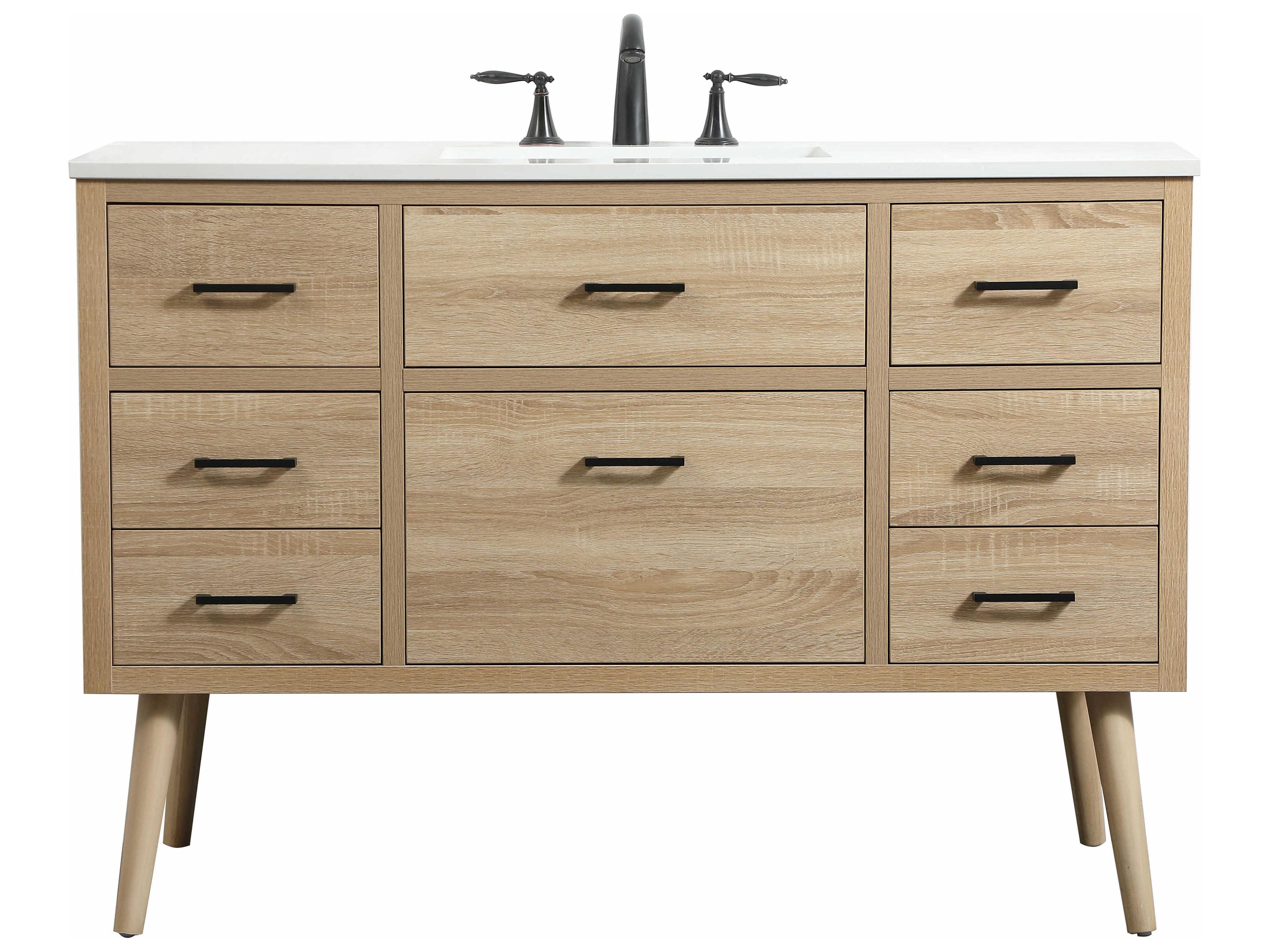 Elegant Lighting Boise Mango Wood 48" Vanity