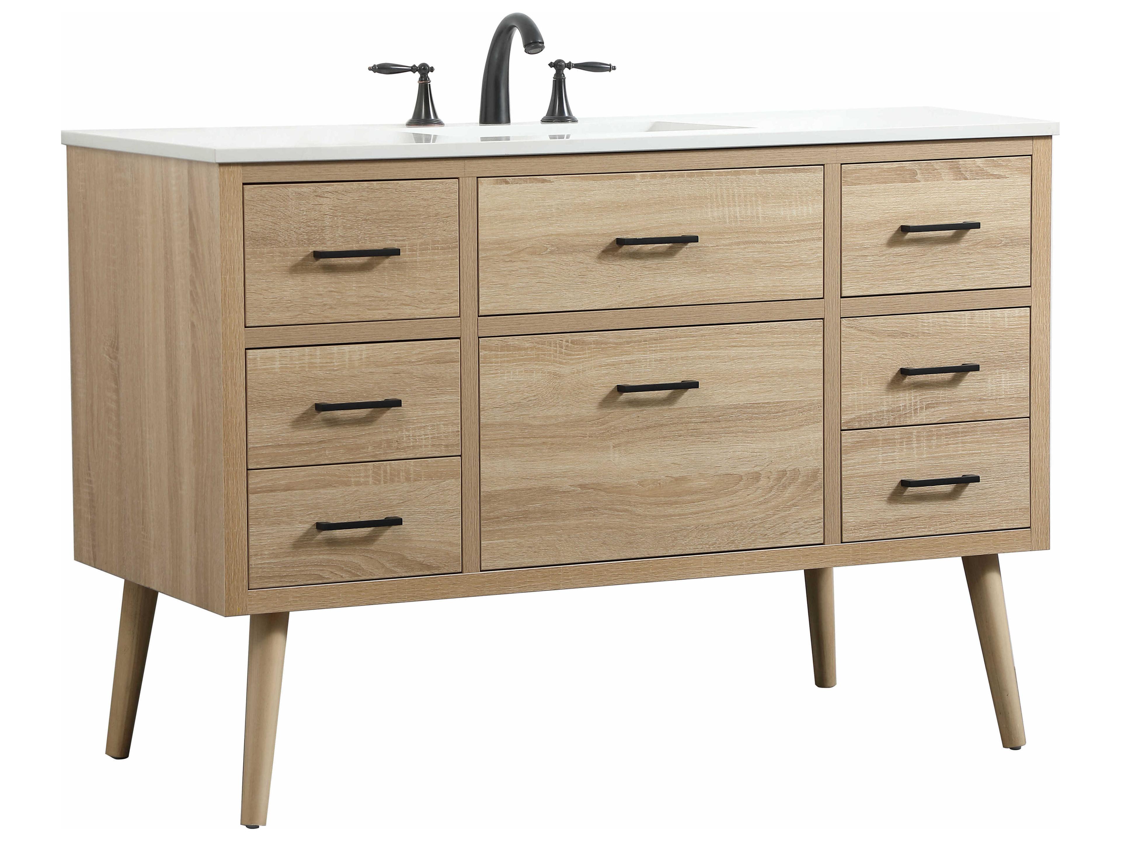 Elegant Lighting Boise Mango Wood 48" Vanity