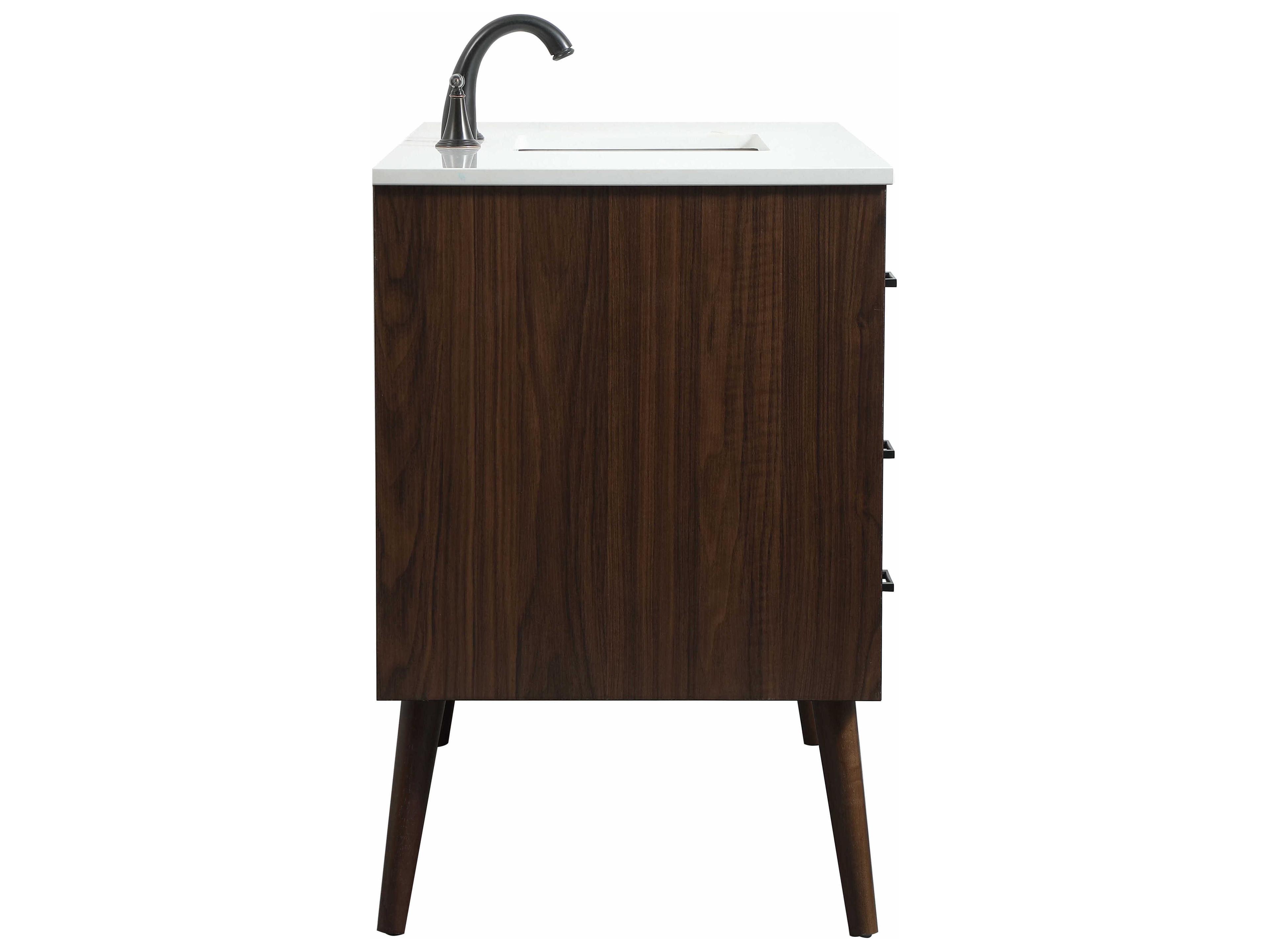 Elegant Lighting Boise Walnut 48" Vanity