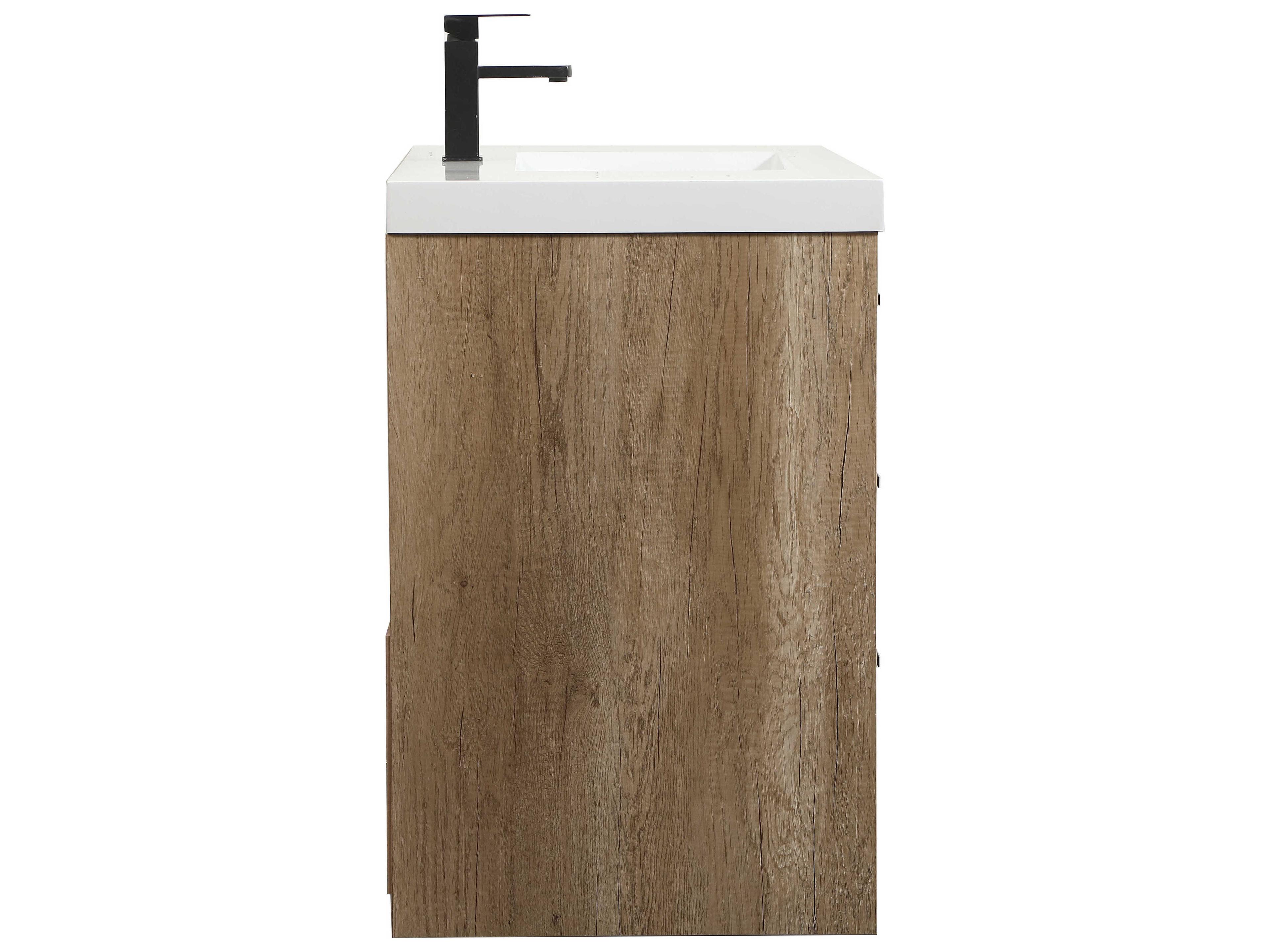 Elegant Lighting Wyatt Natural Oak 42" Vanity