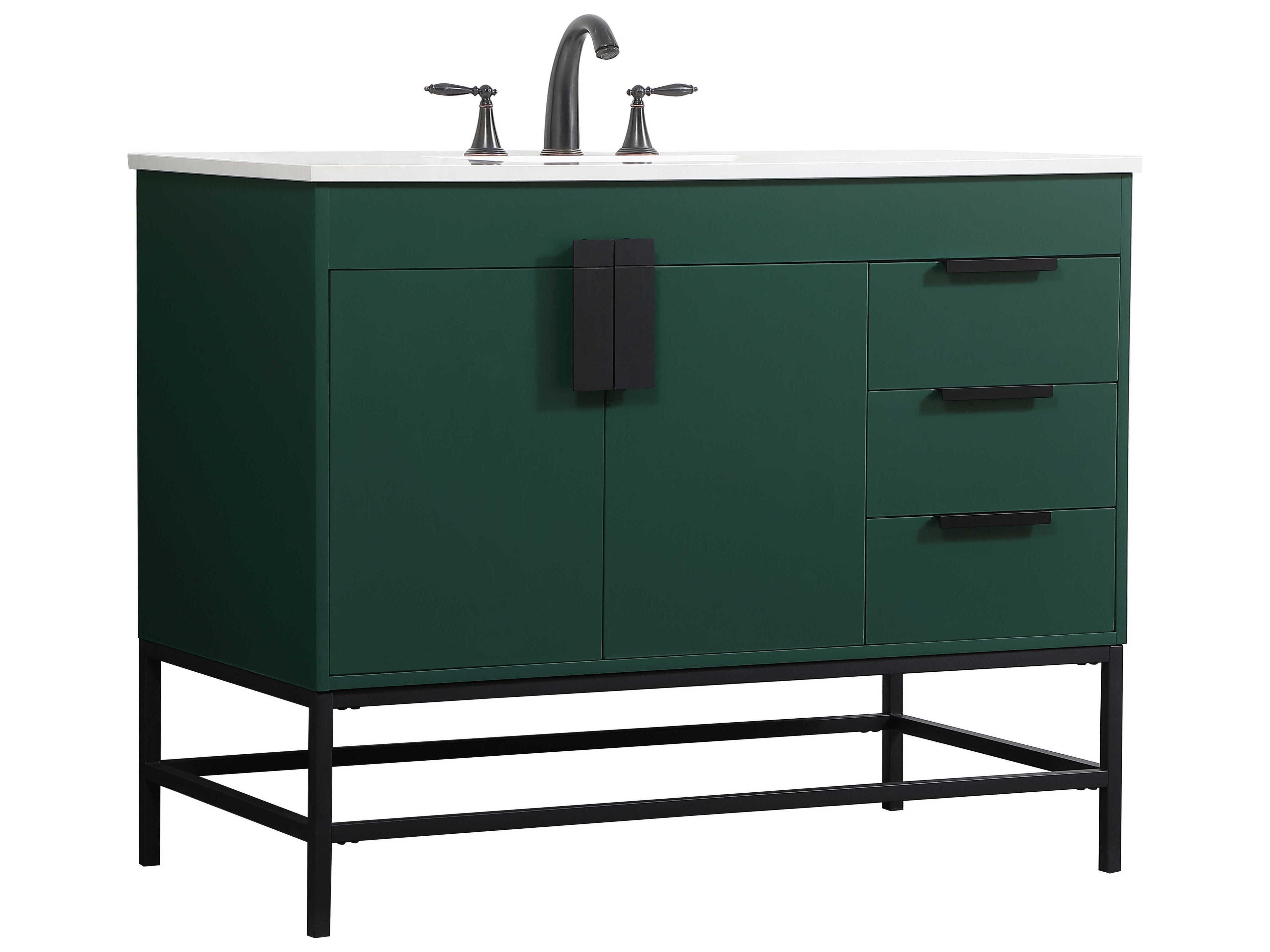 Elegant Lighting Eugene Green 42" Vanity