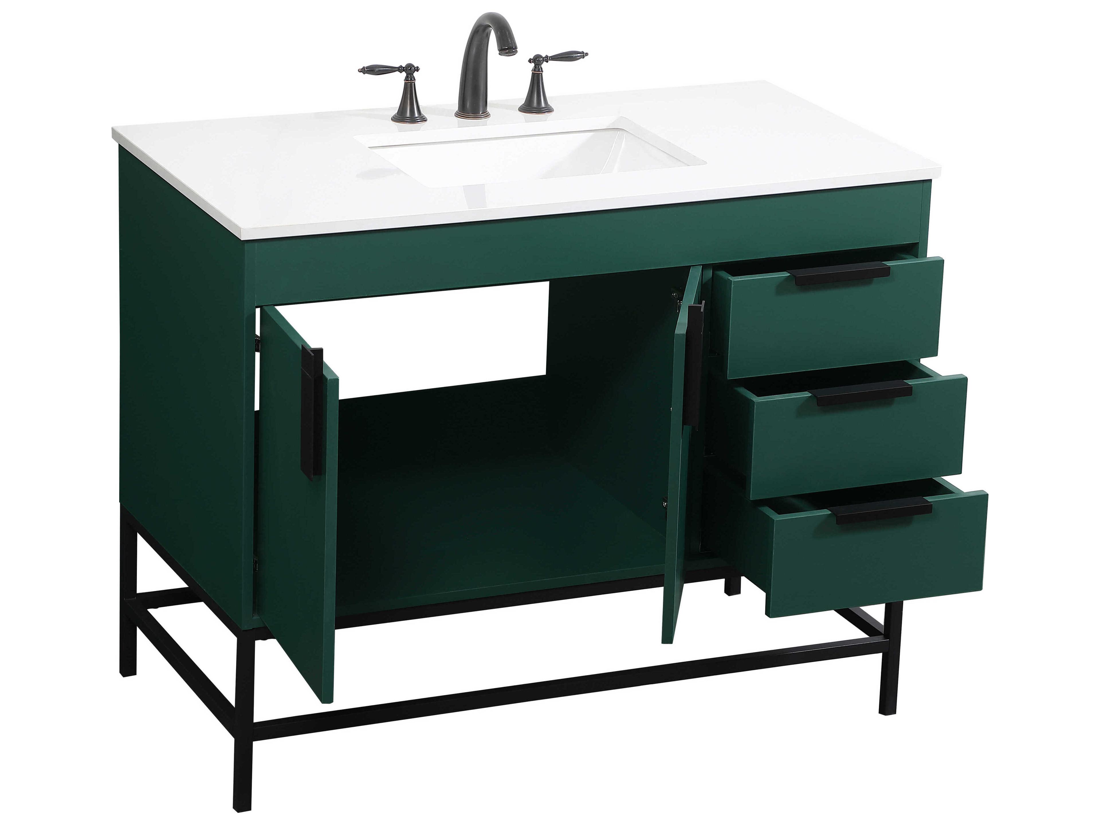 Elegant Lighting Eugene Green 42" Vanity