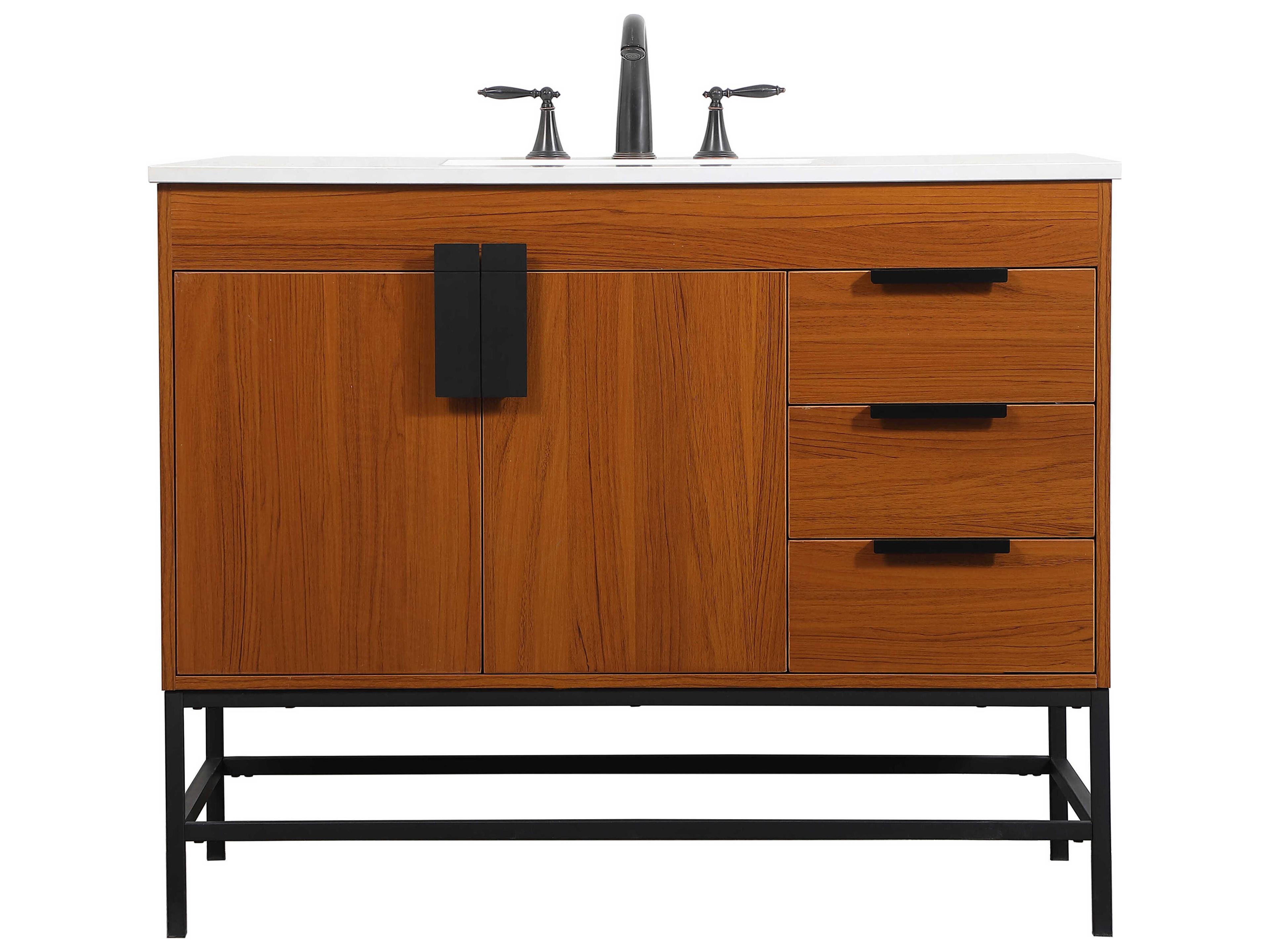 Elegant Lighting Eugene Teak 42" Vanity