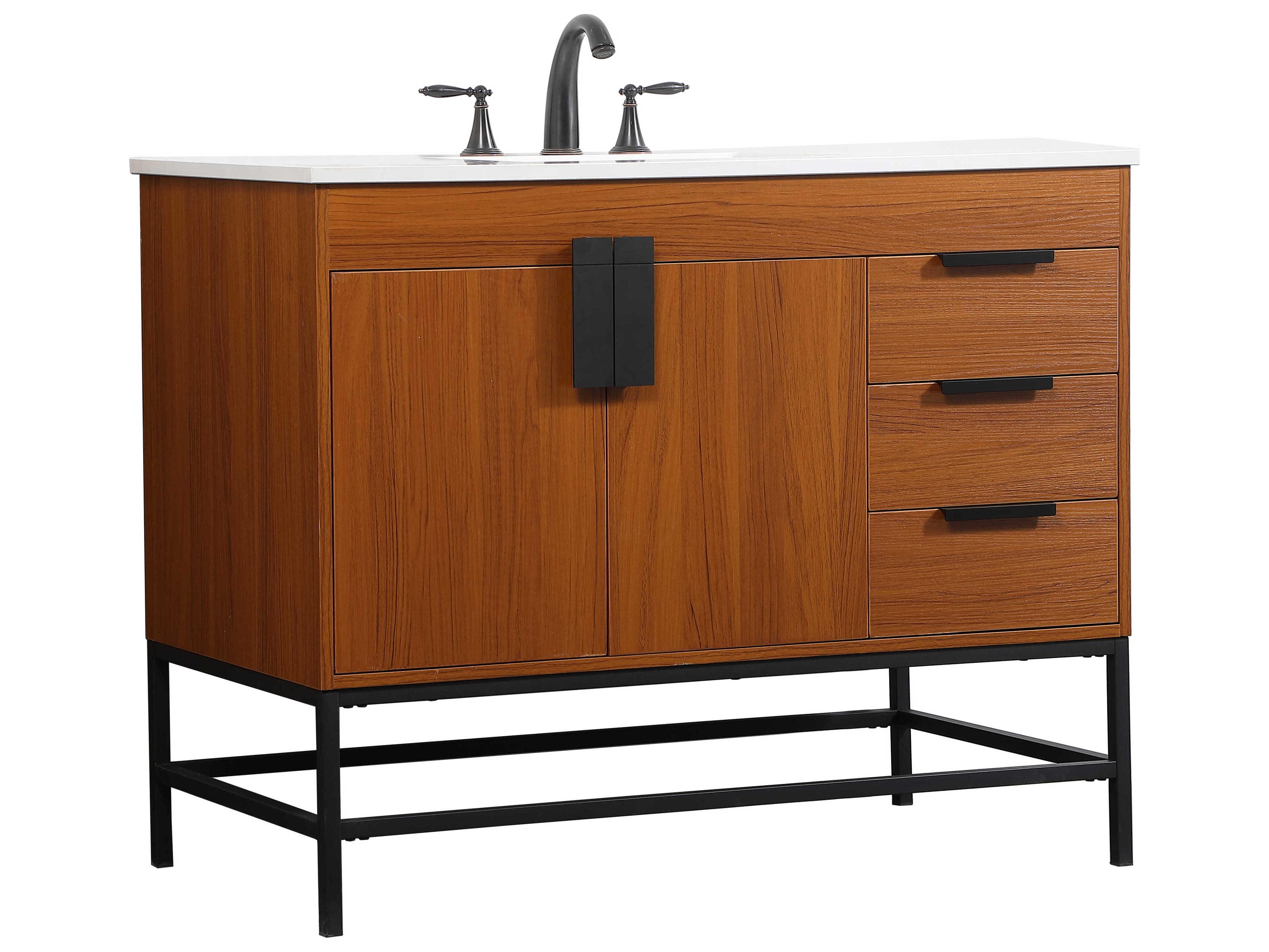 Elegant Lighting Eugene Teak 42" Vanity
