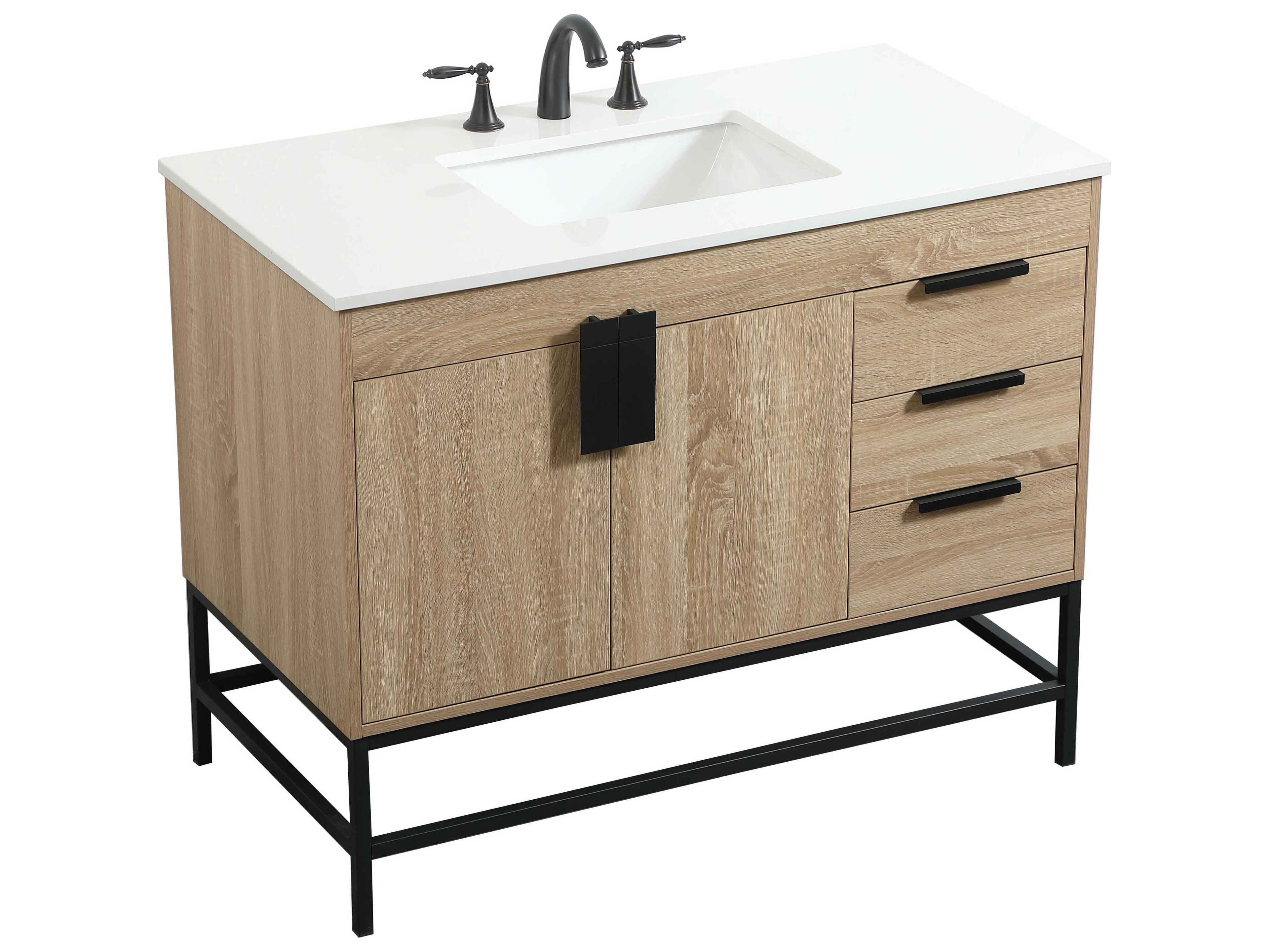 Elegant Lighting Eugene Mango Wood 42" Vanity