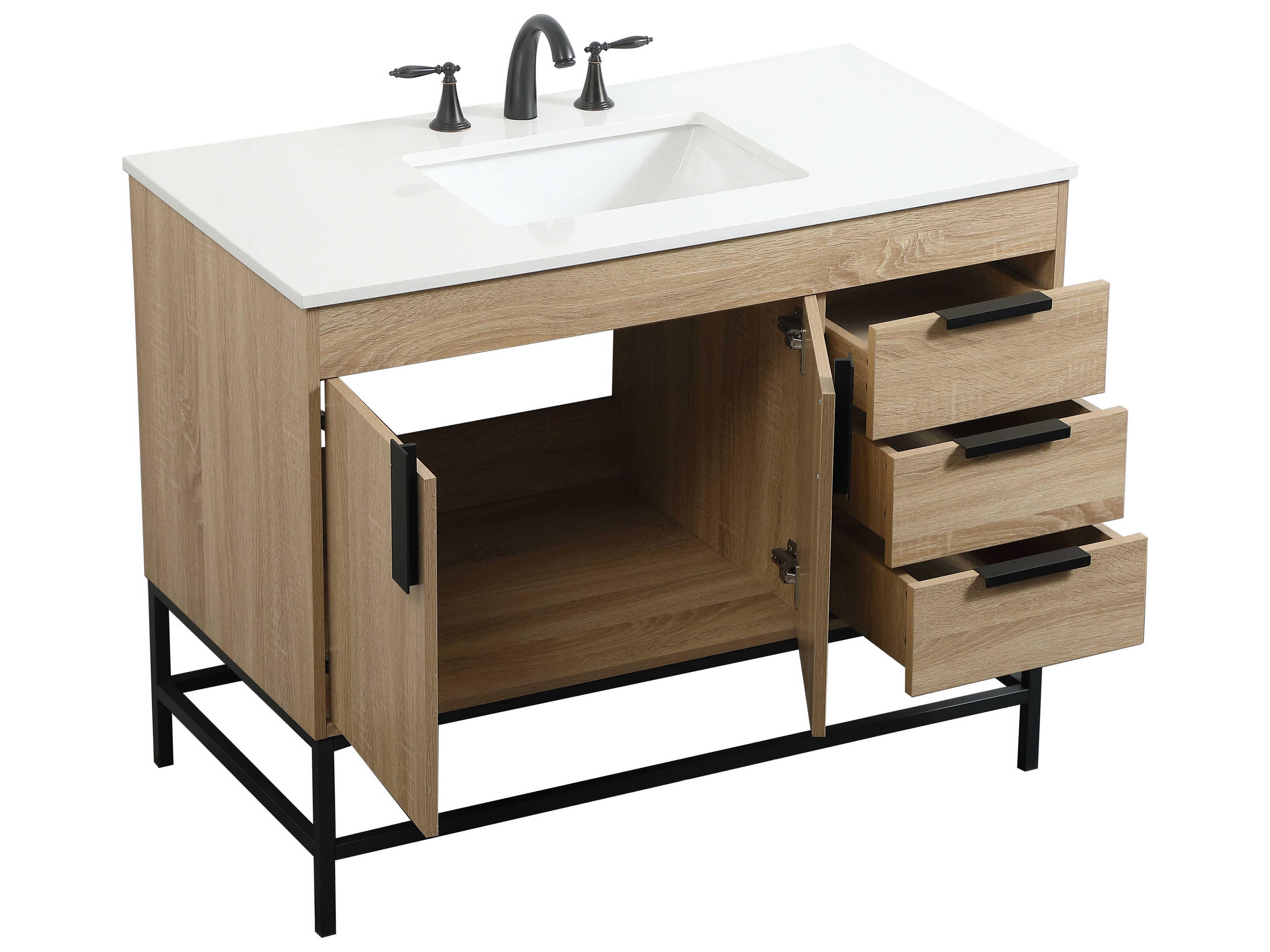 Elegant Lighting Eugene Mango Wood 42" Vanity