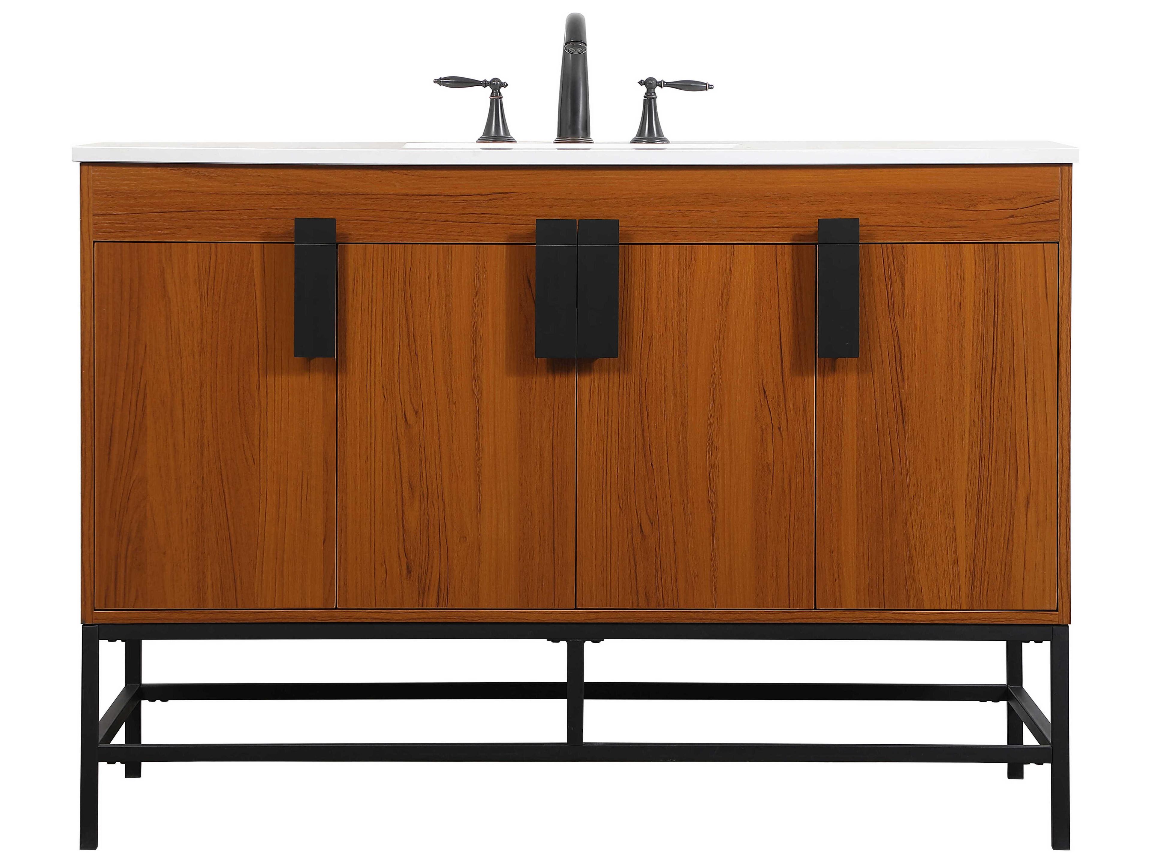 Elegant Lighting Eugene Teak 48" Vanity