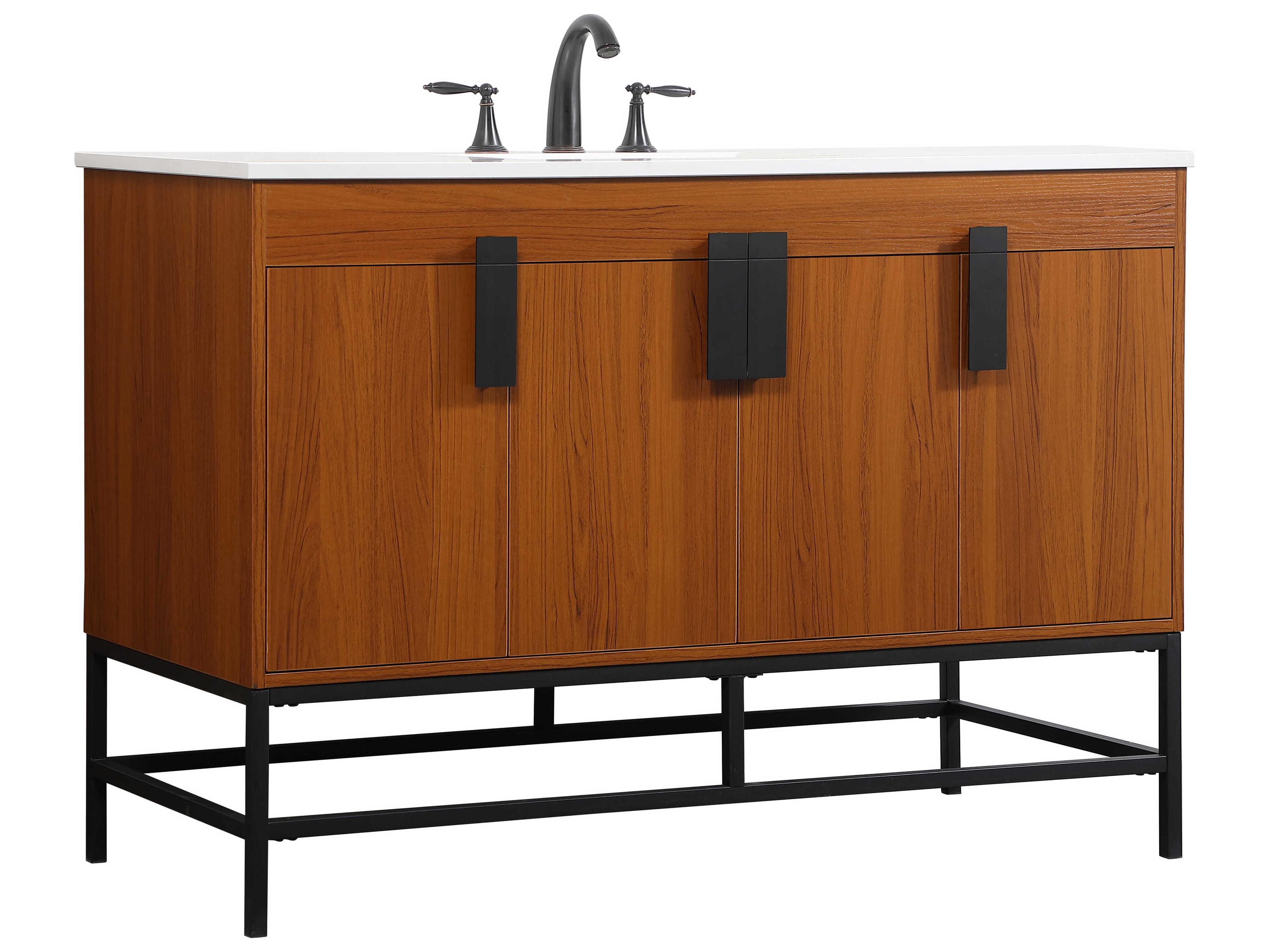 Elegant Lighting Eugene Teak 48" Vanity
