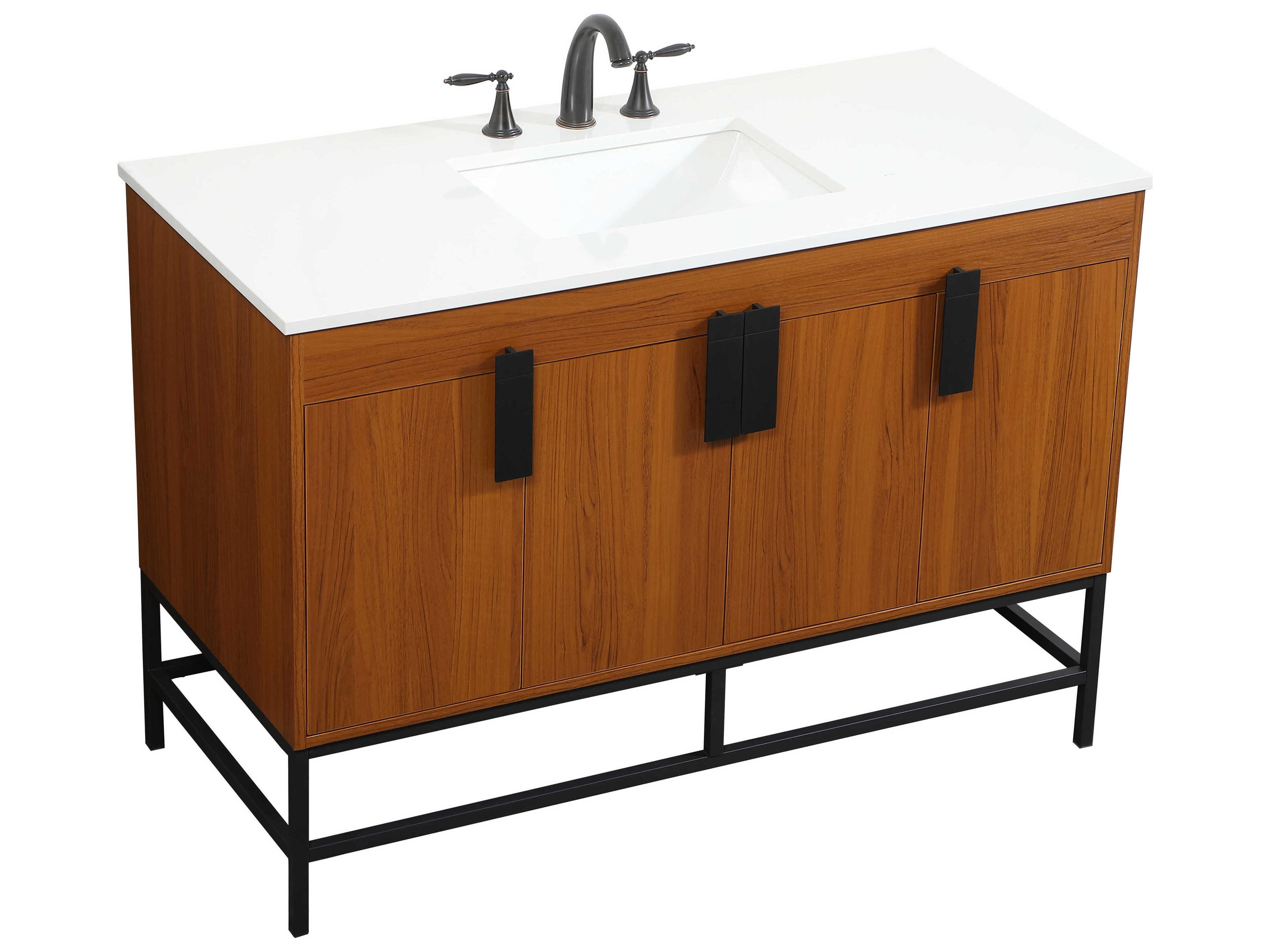Elegant Lighting Eugene Teak 48" Vanity