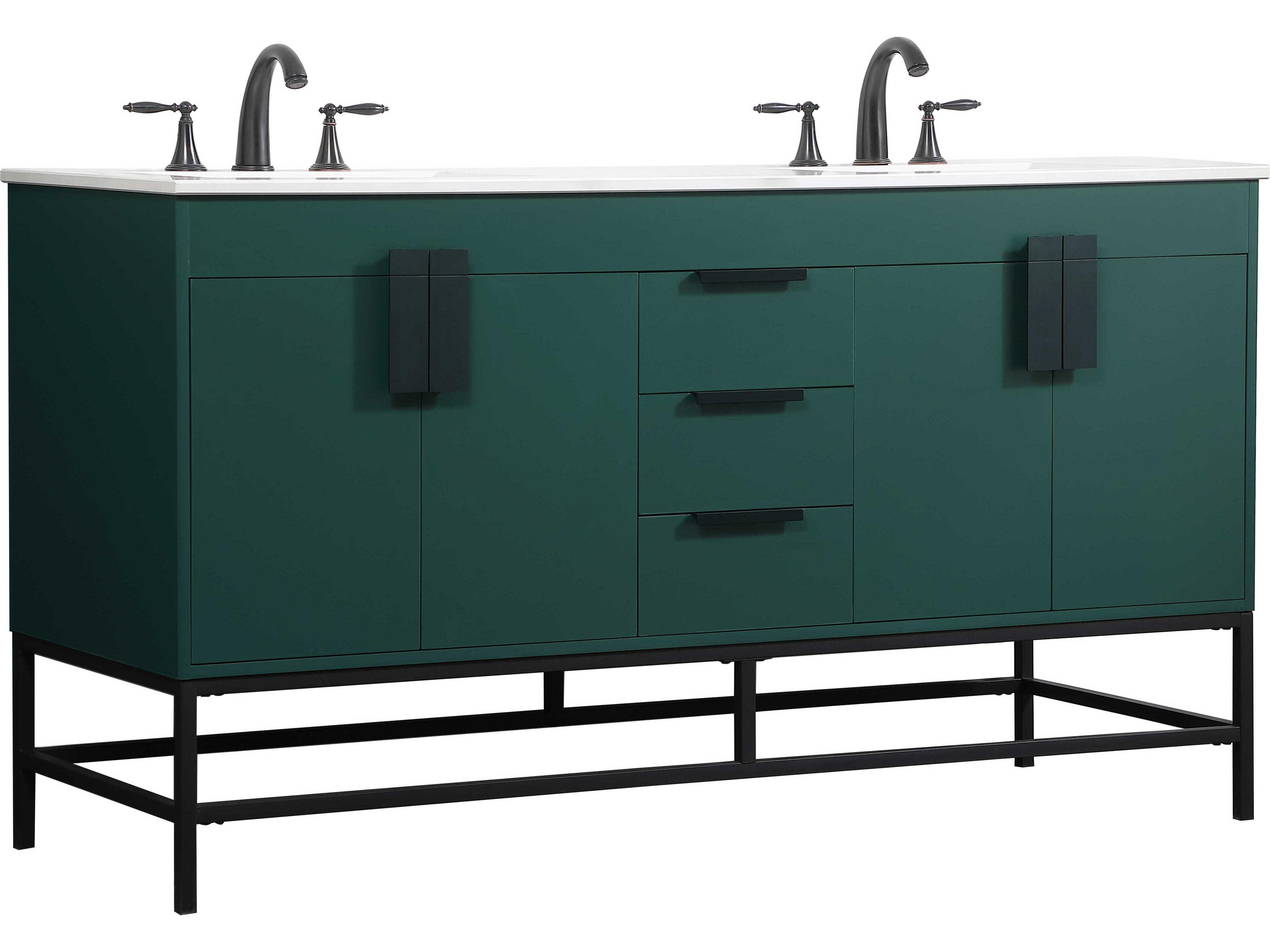 Elegant Lighting Eugene Green 60" Vanity