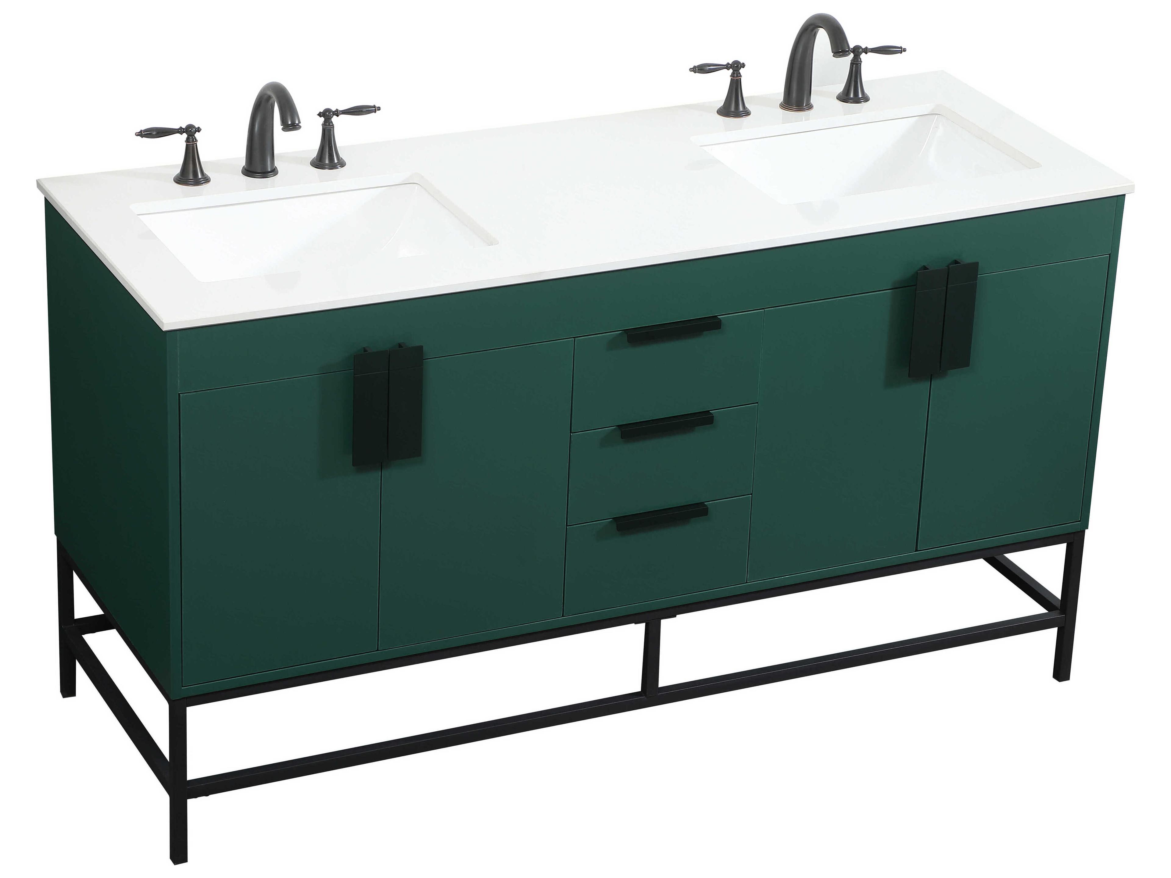 Elegant Lighting Eugene Green 60" Vanity