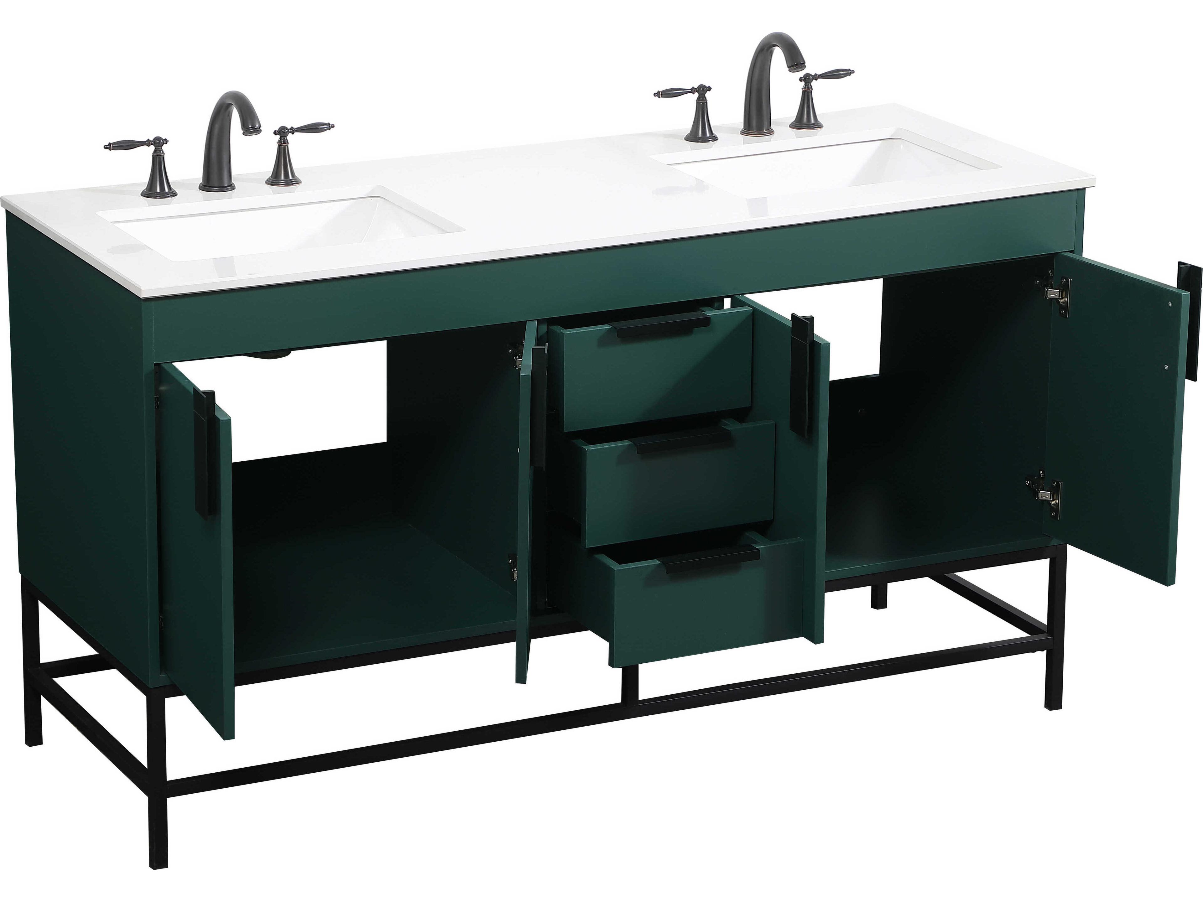 Elegant Lighting Eugene Green 60" Vanity