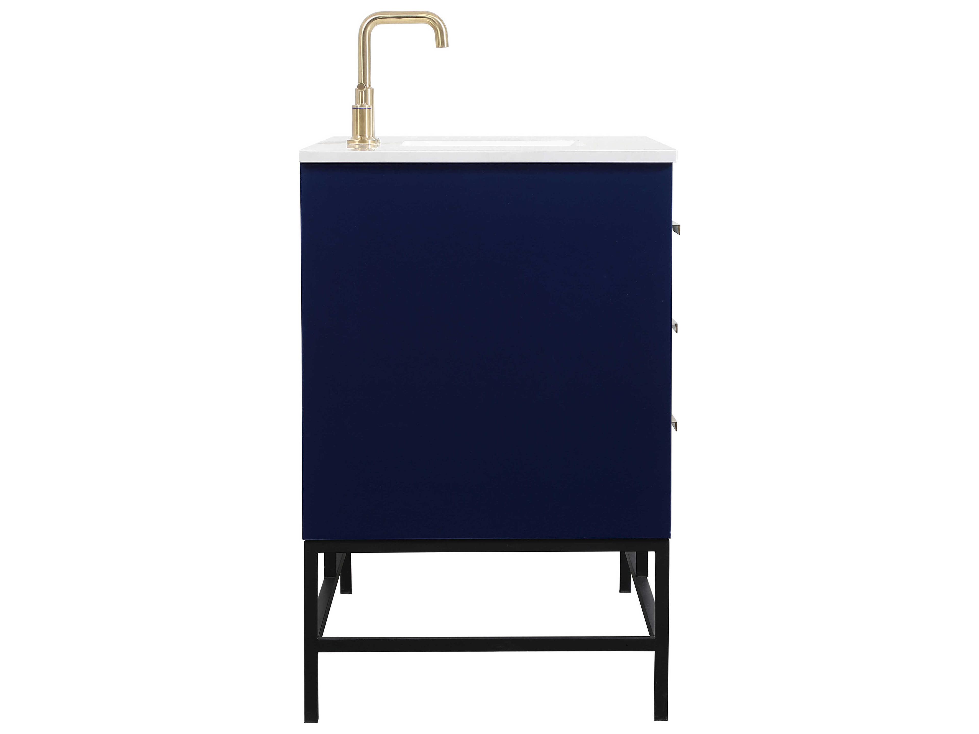 Elegant Lighting Eugene Blue 48" Vanity