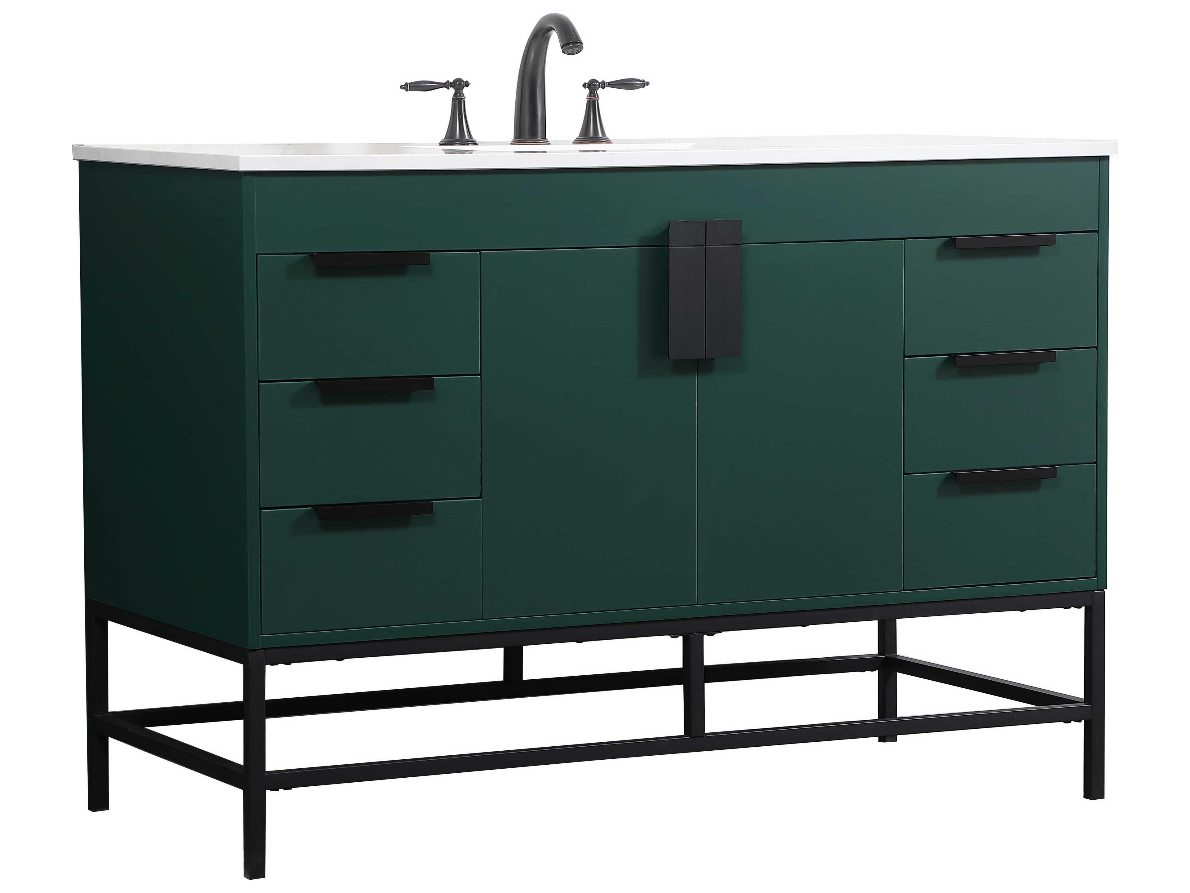 Elegant Lighting Eugene Green 48" Vanity