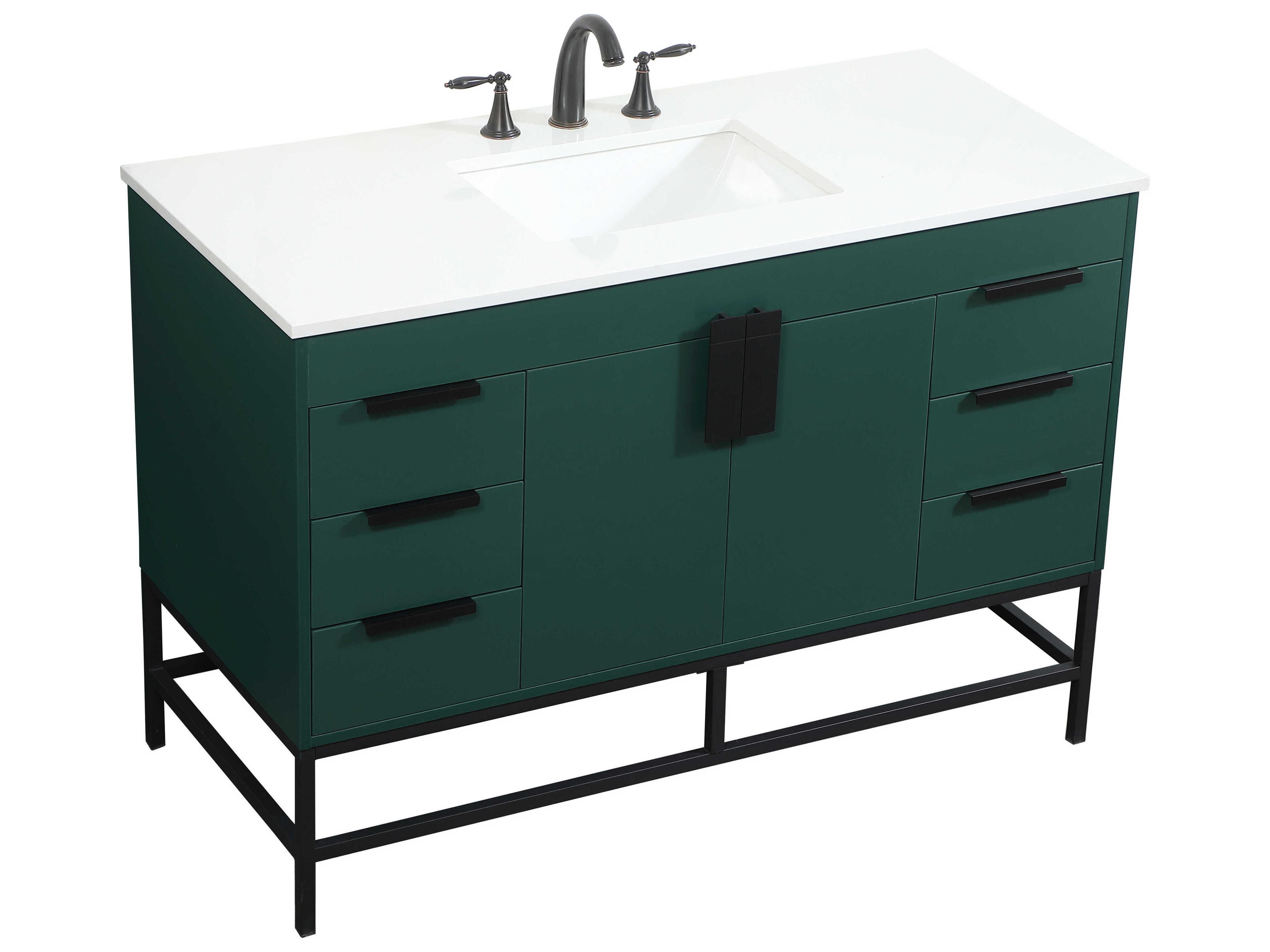 Elegant Lighting Eugene Green 48" Vanity