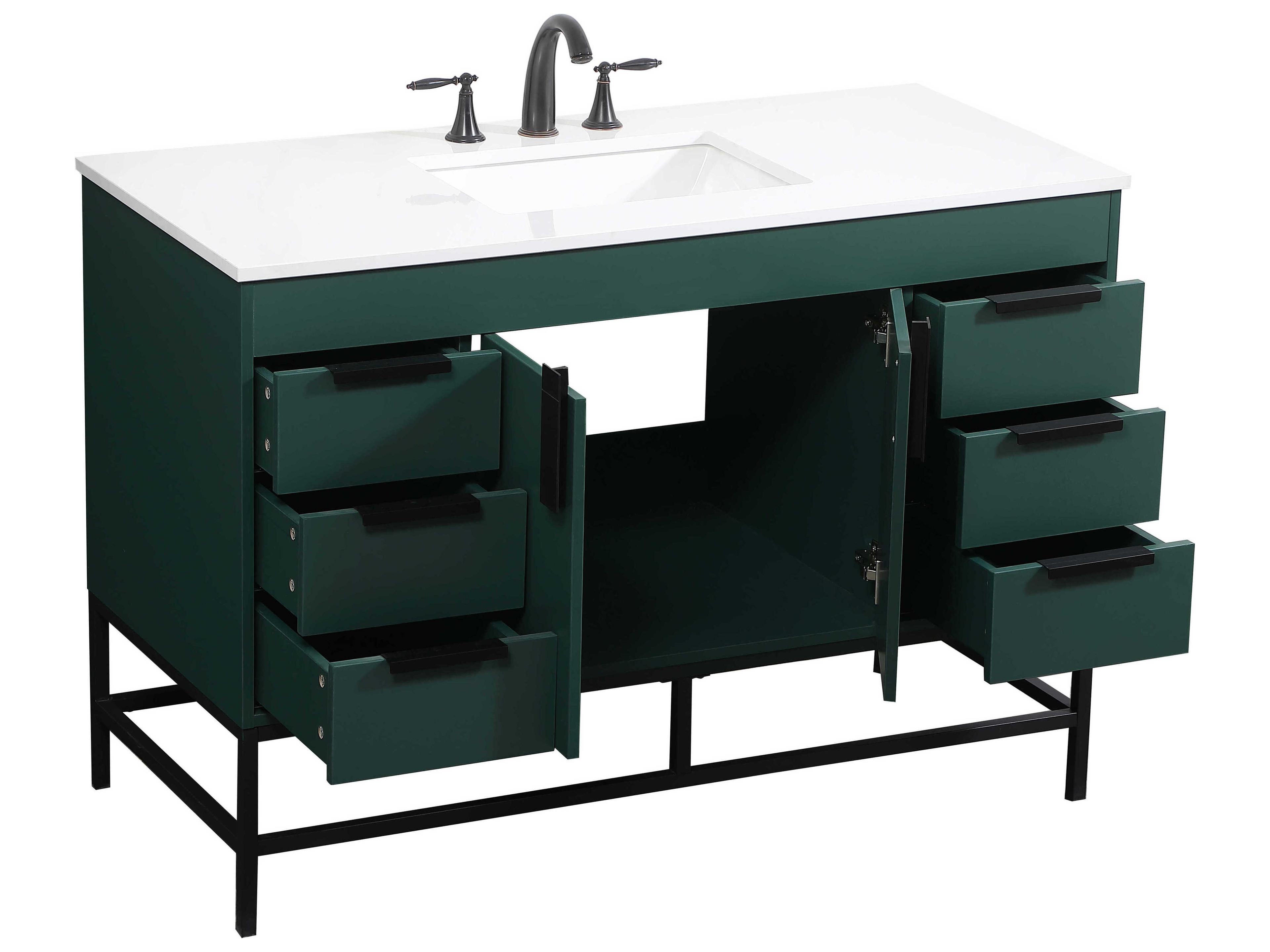 Elegant Lighting Eugene Green 48" Vanity