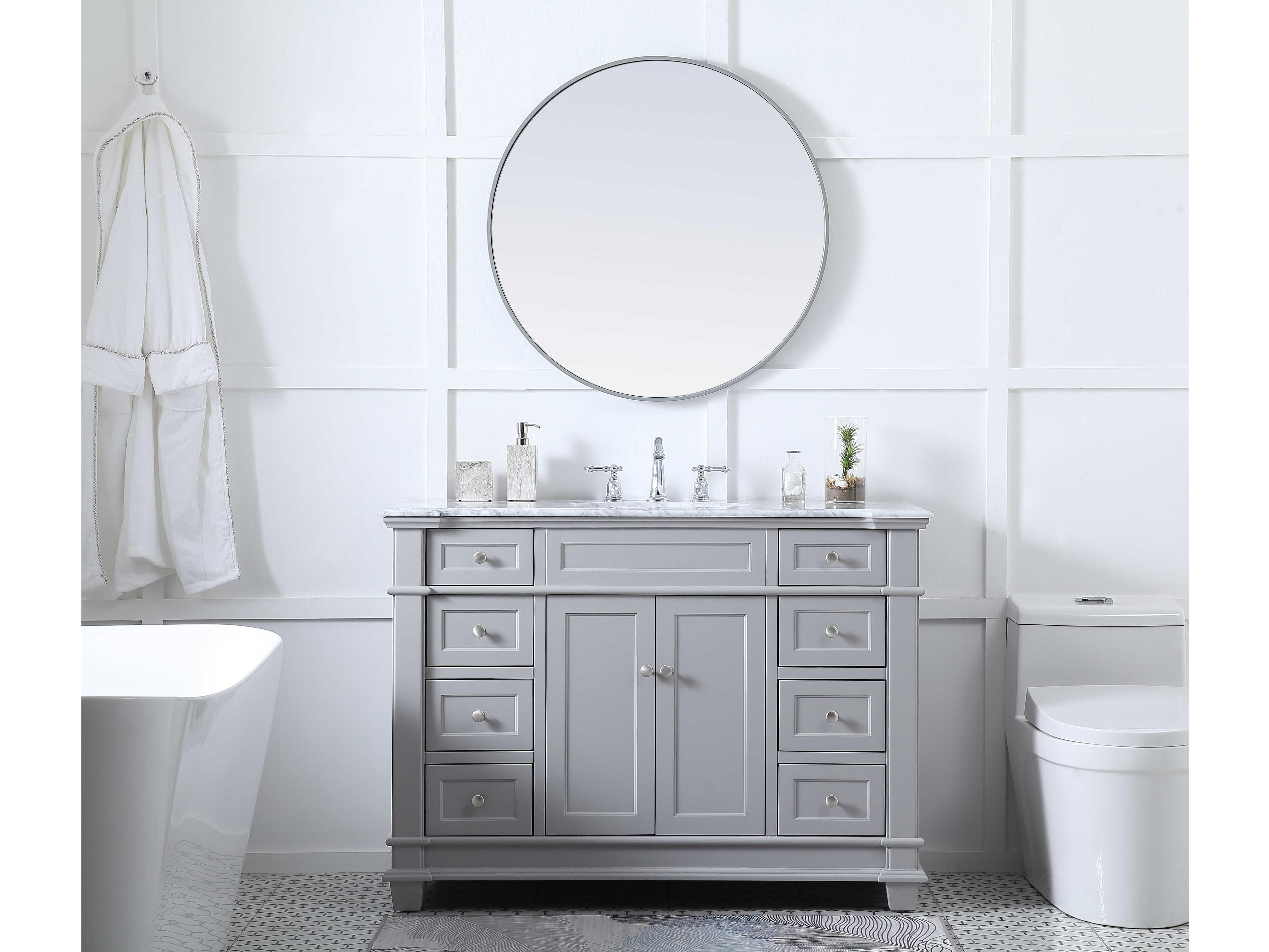 Elegant Lighting Wesley Grey 48" Vanity