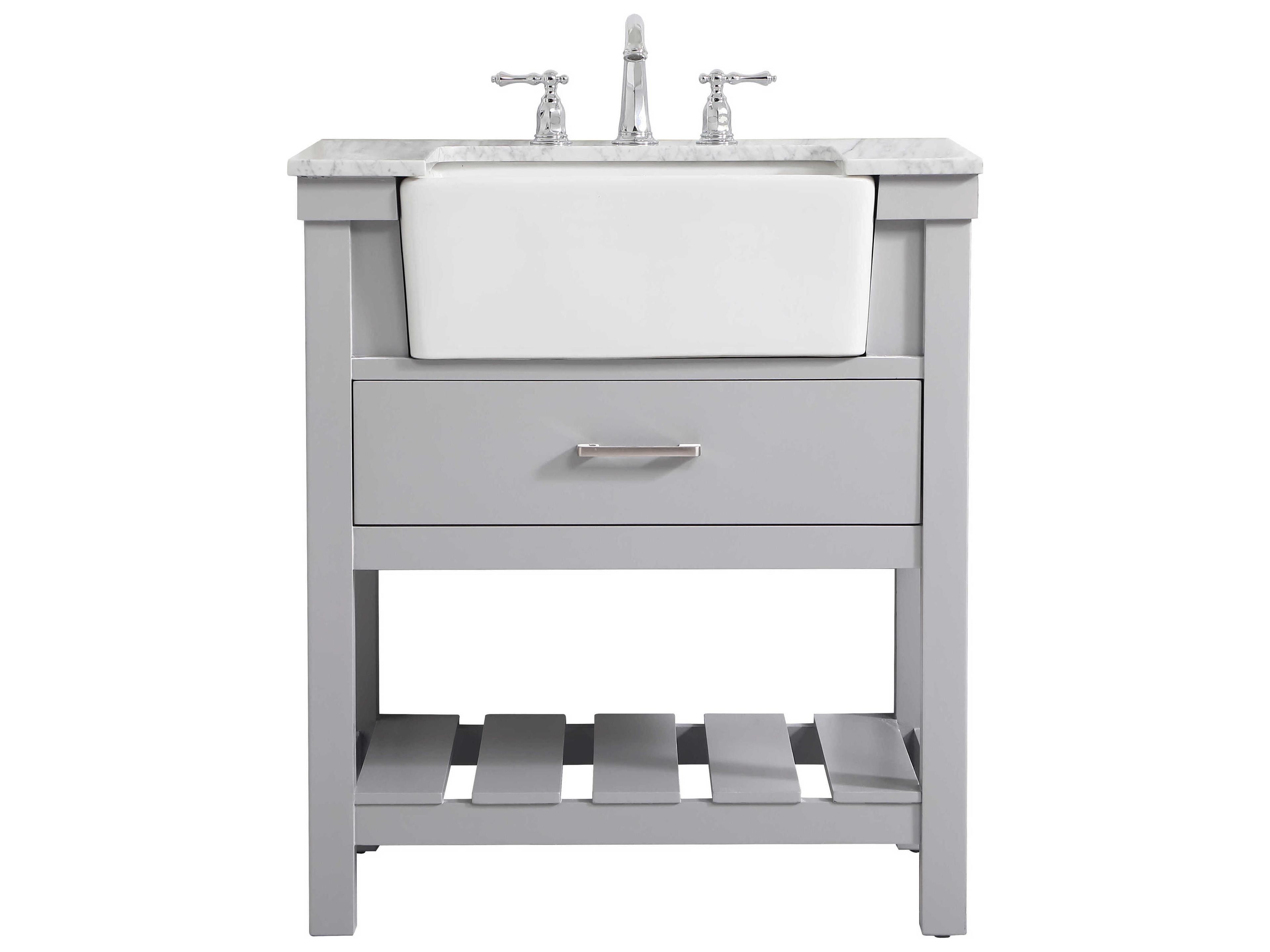Elegant Lighting Clement Grey 30" Vanity