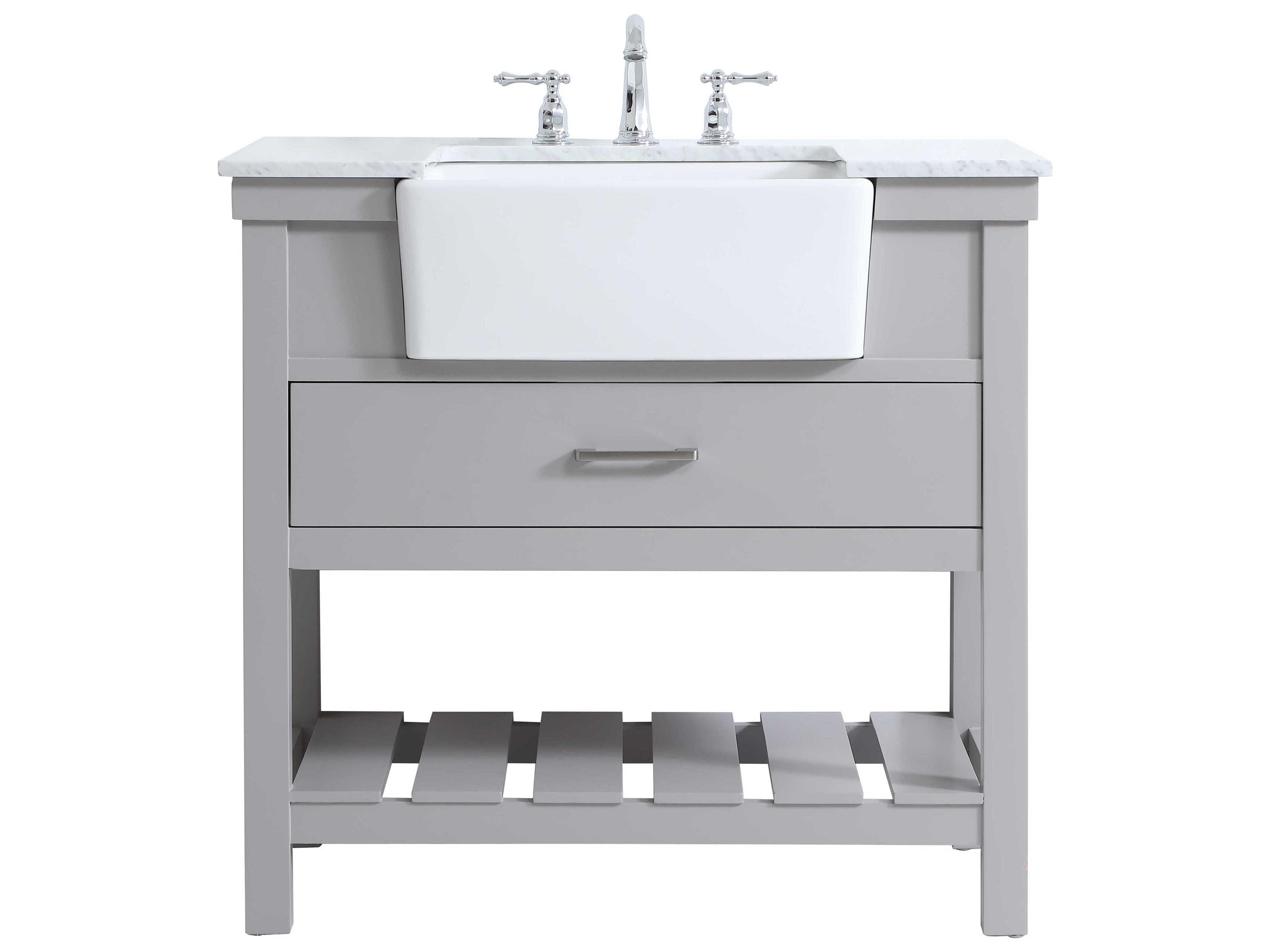 Elegant Lighting Clement Grey 36" Vanity