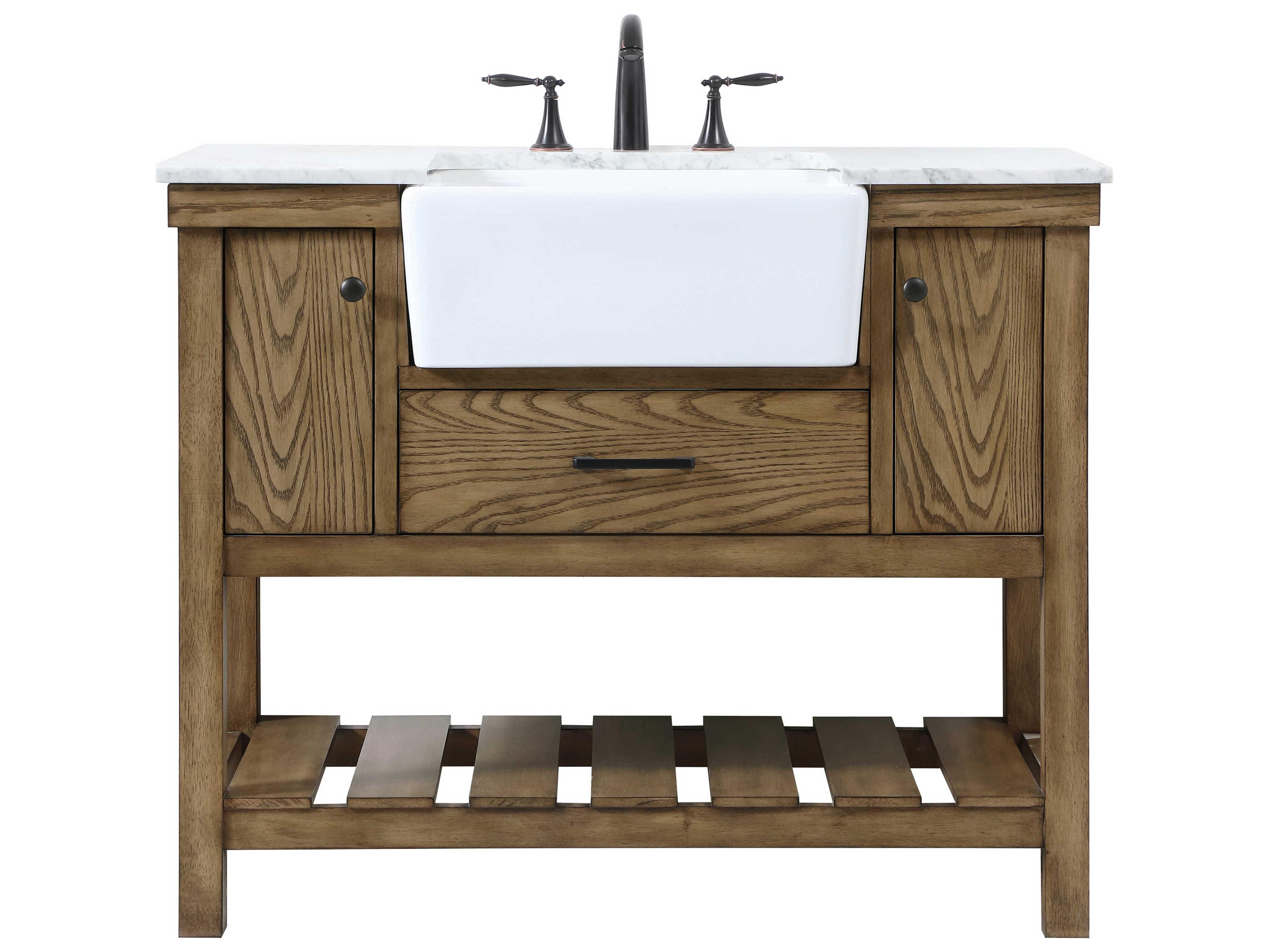 Elegant Lighting Clement Driftwood 42" Vanity