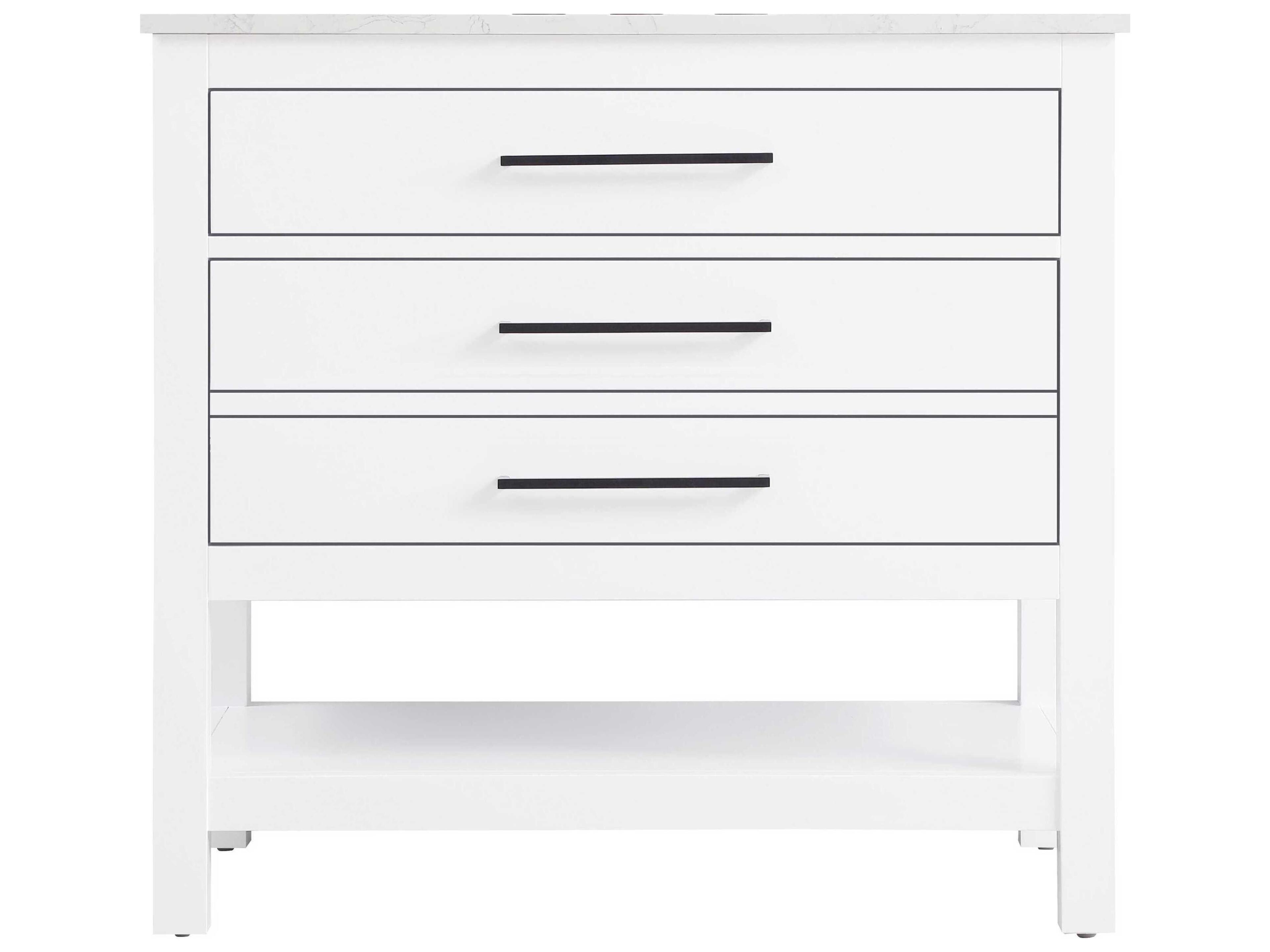 Elegant Lighting Karson White Vanity