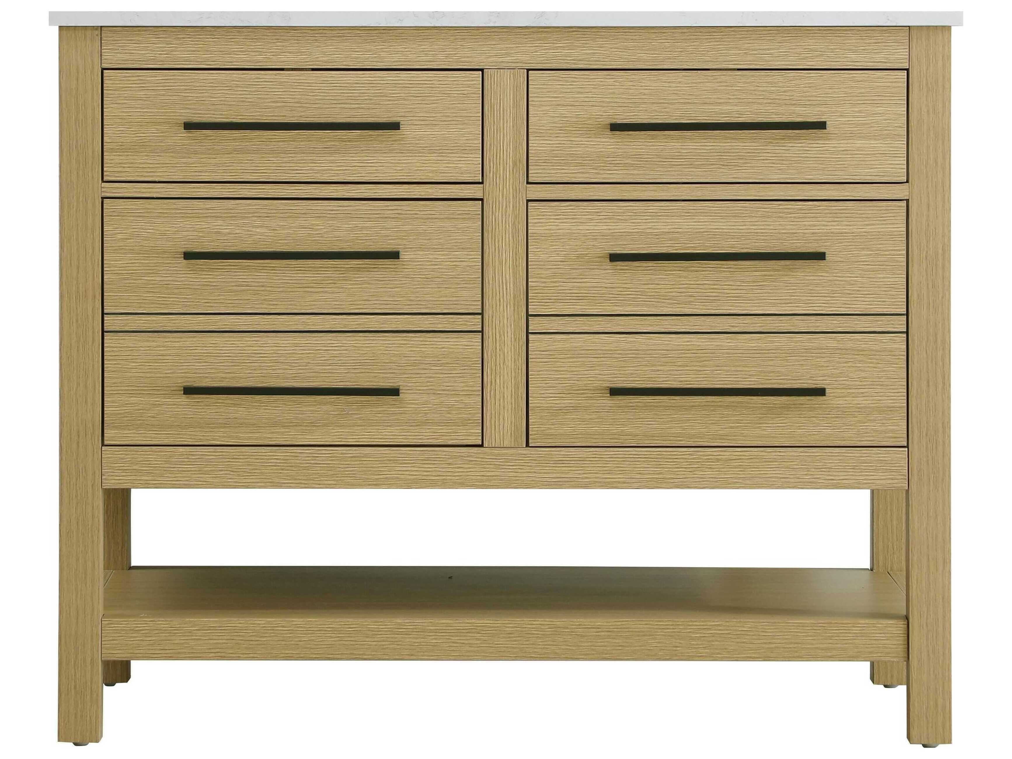 Elegant Lighting Karson Honey Brown Vanity