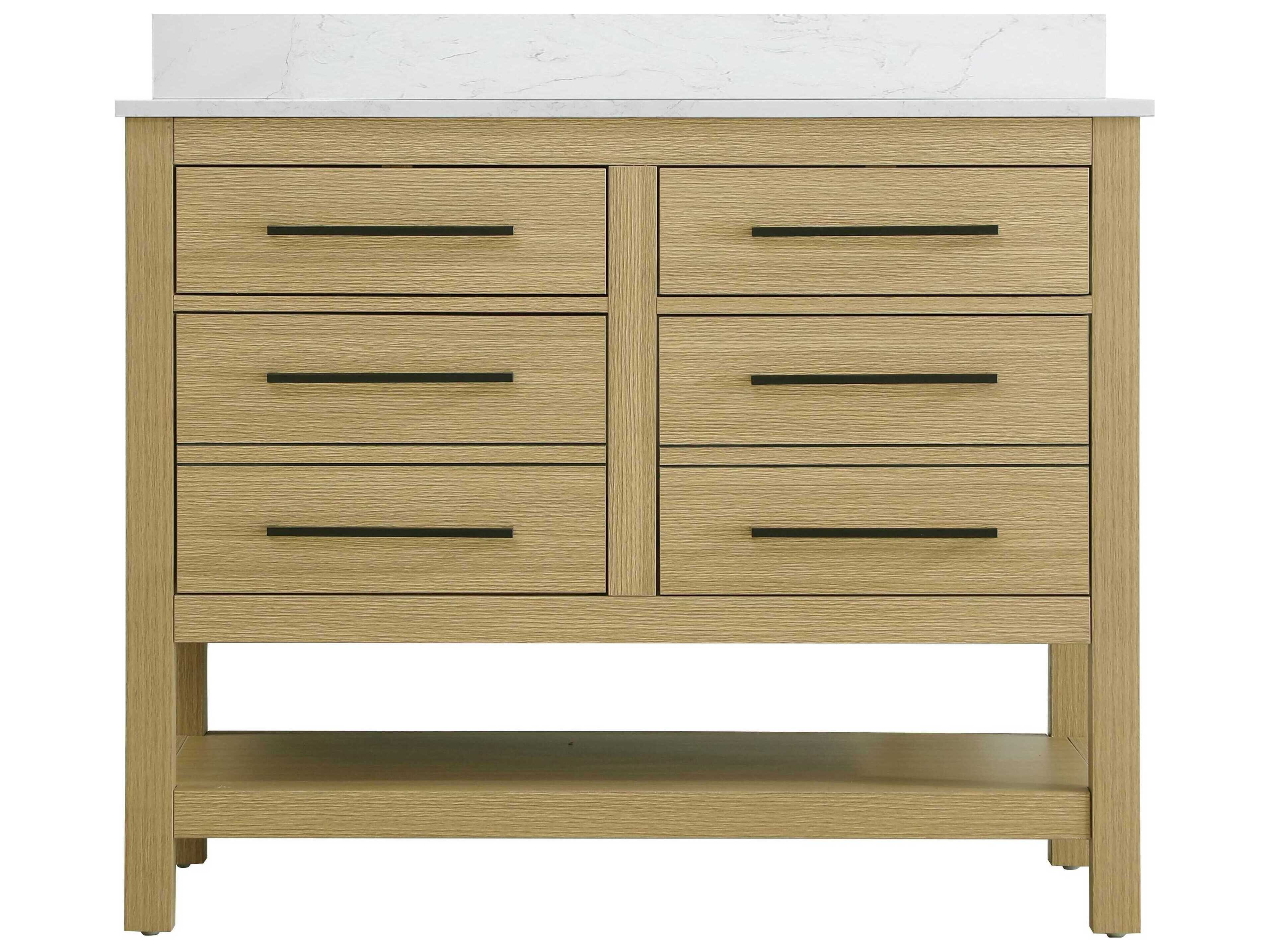 Elegant Lighting Karson Honey Brown Vanity