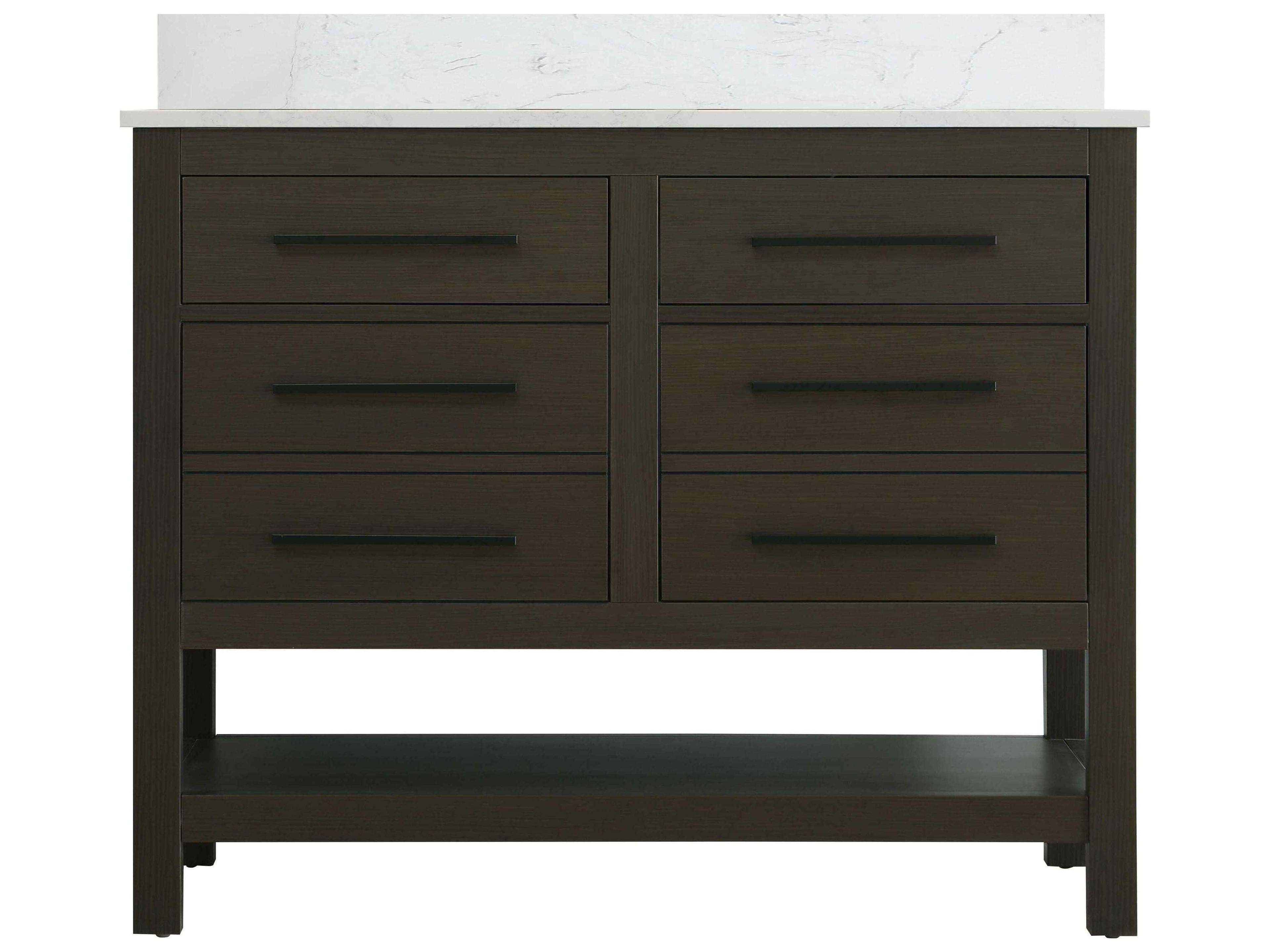 Elegant Lighting Karson Mocha Brown Vanity