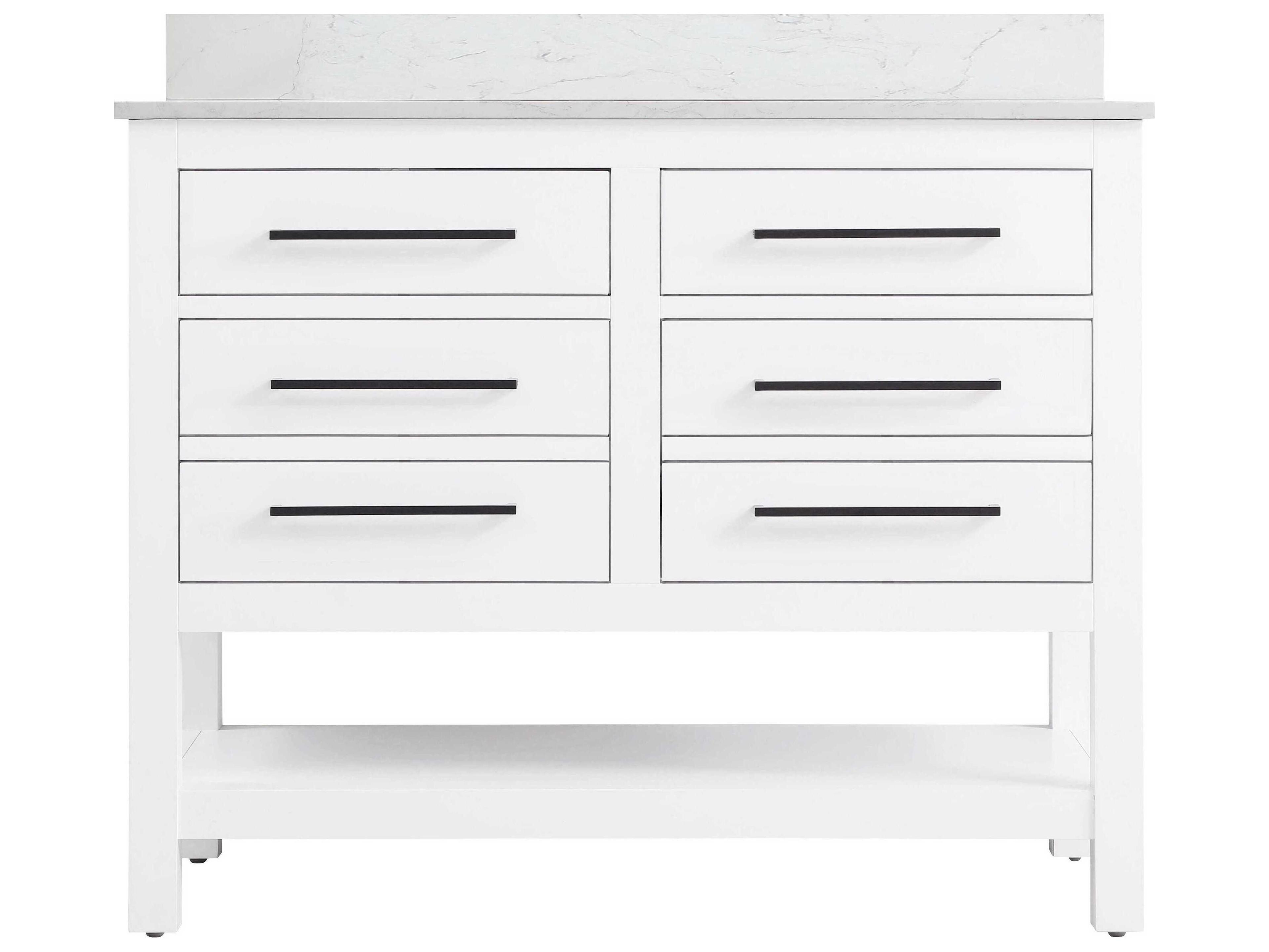 Elegant Lighting Karson White Vanity