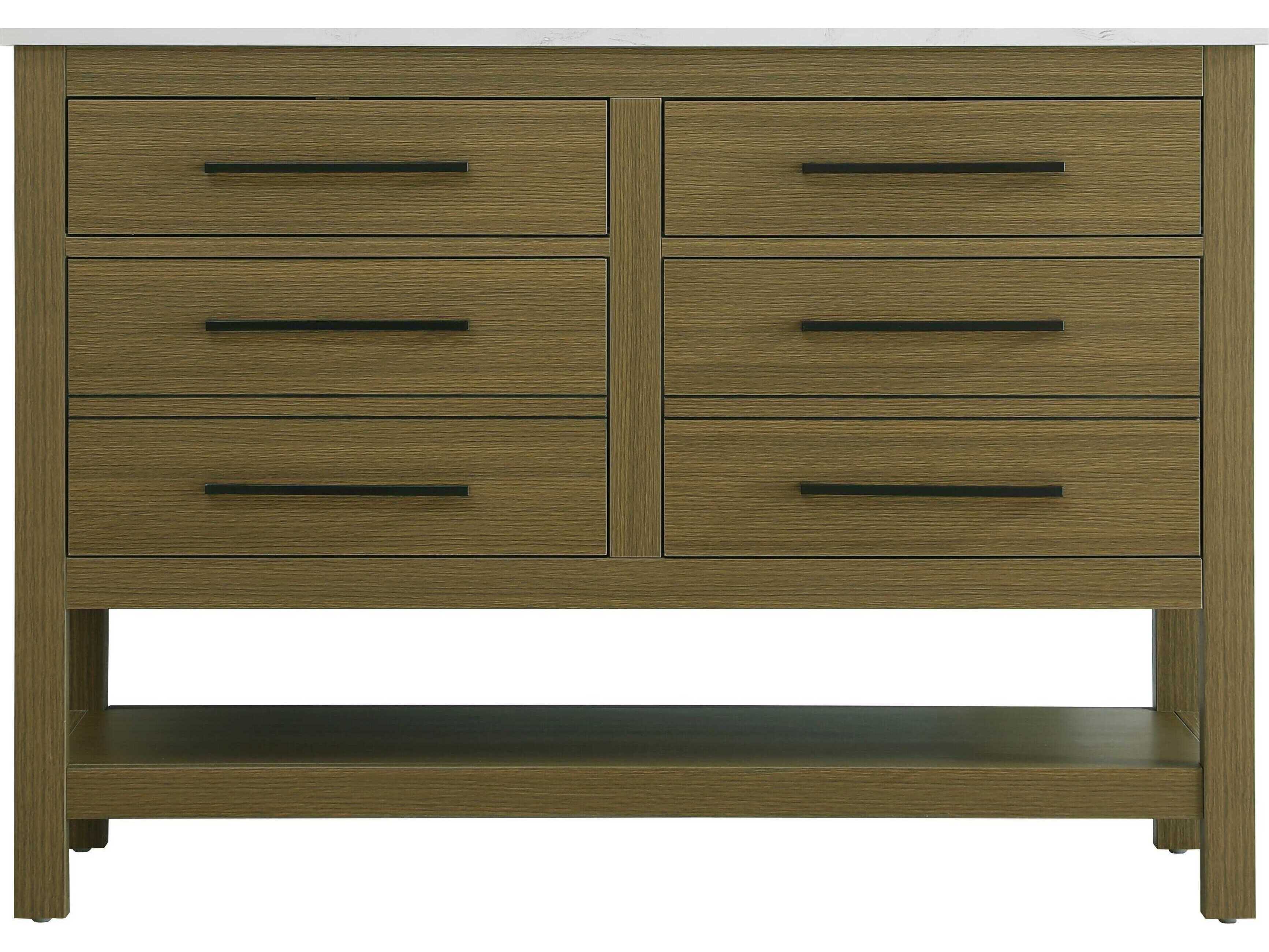 Elegant Lighting Karson Chestnut Brown Vanity