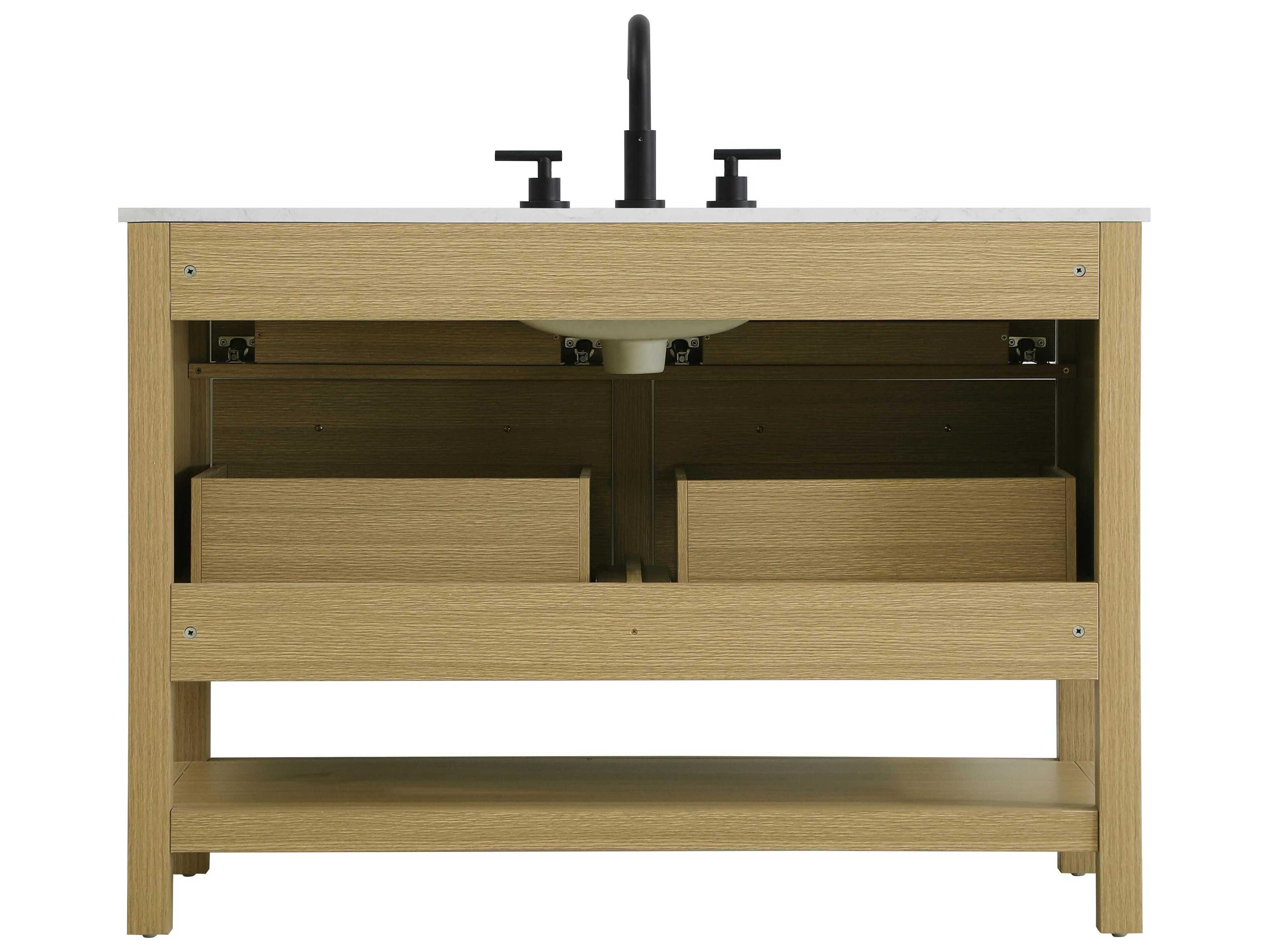 Elegant Lighting Karson Honey Brown Vanity