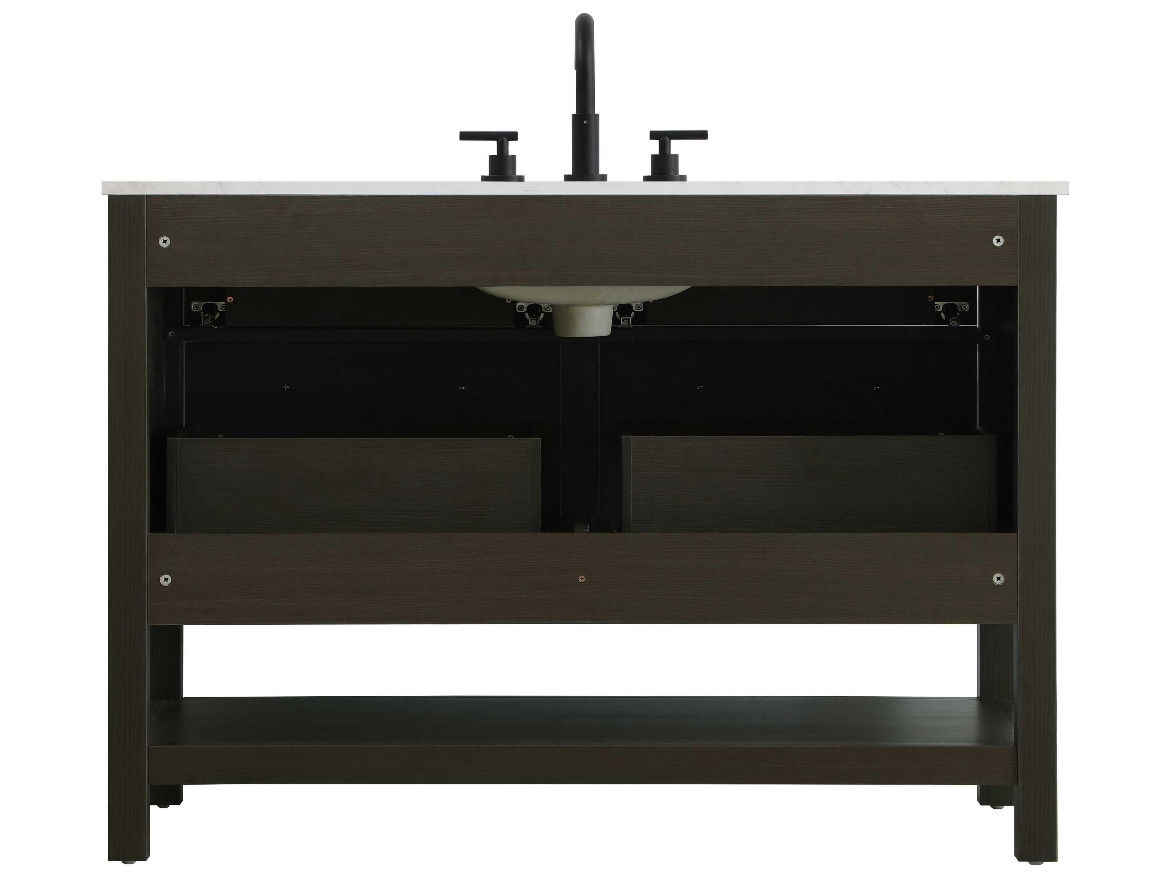 Elegant Lighting Karson Mocha Brown Vanity