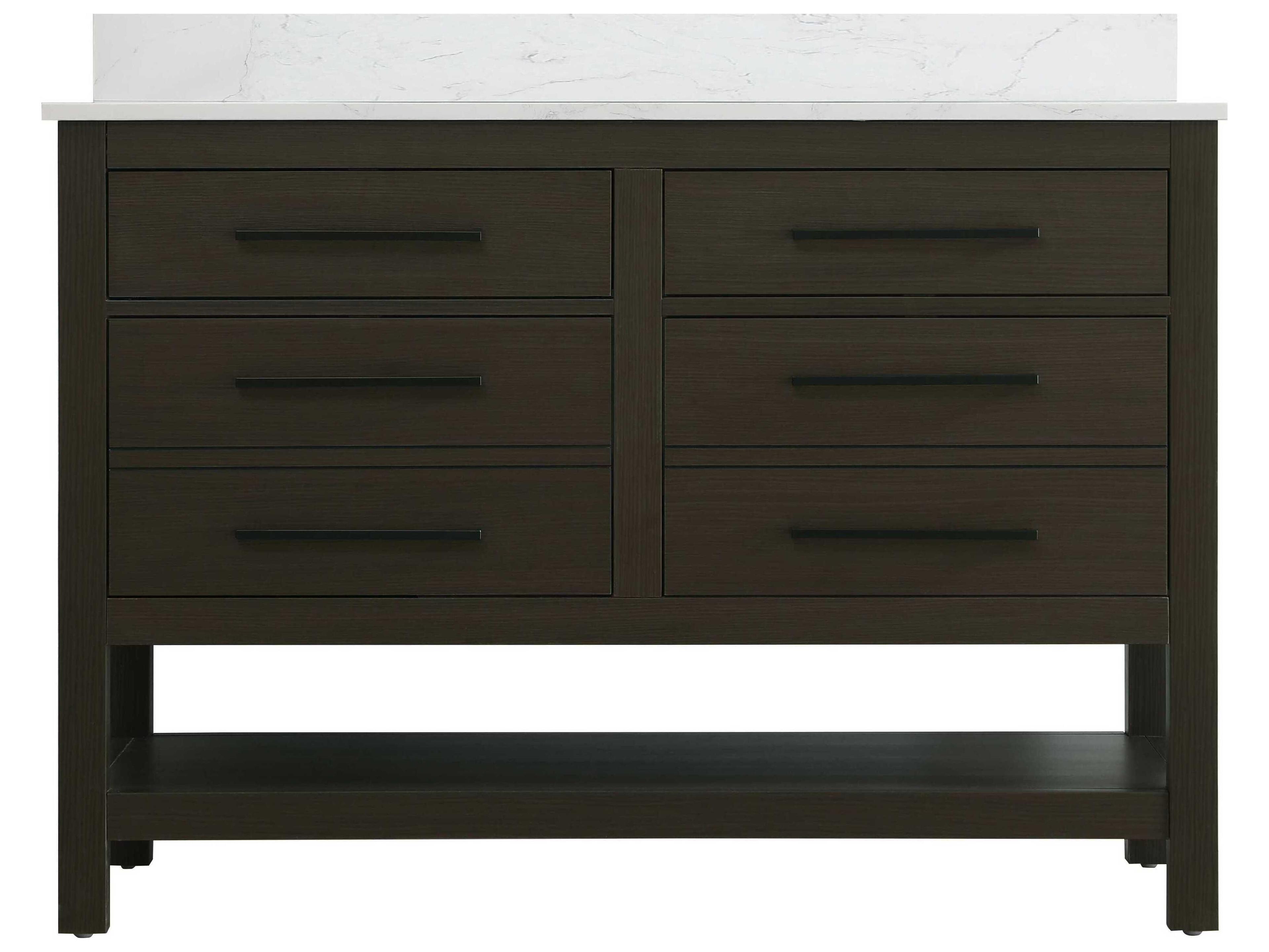 Elegant Lighting Karson Mocha Brown Vanity