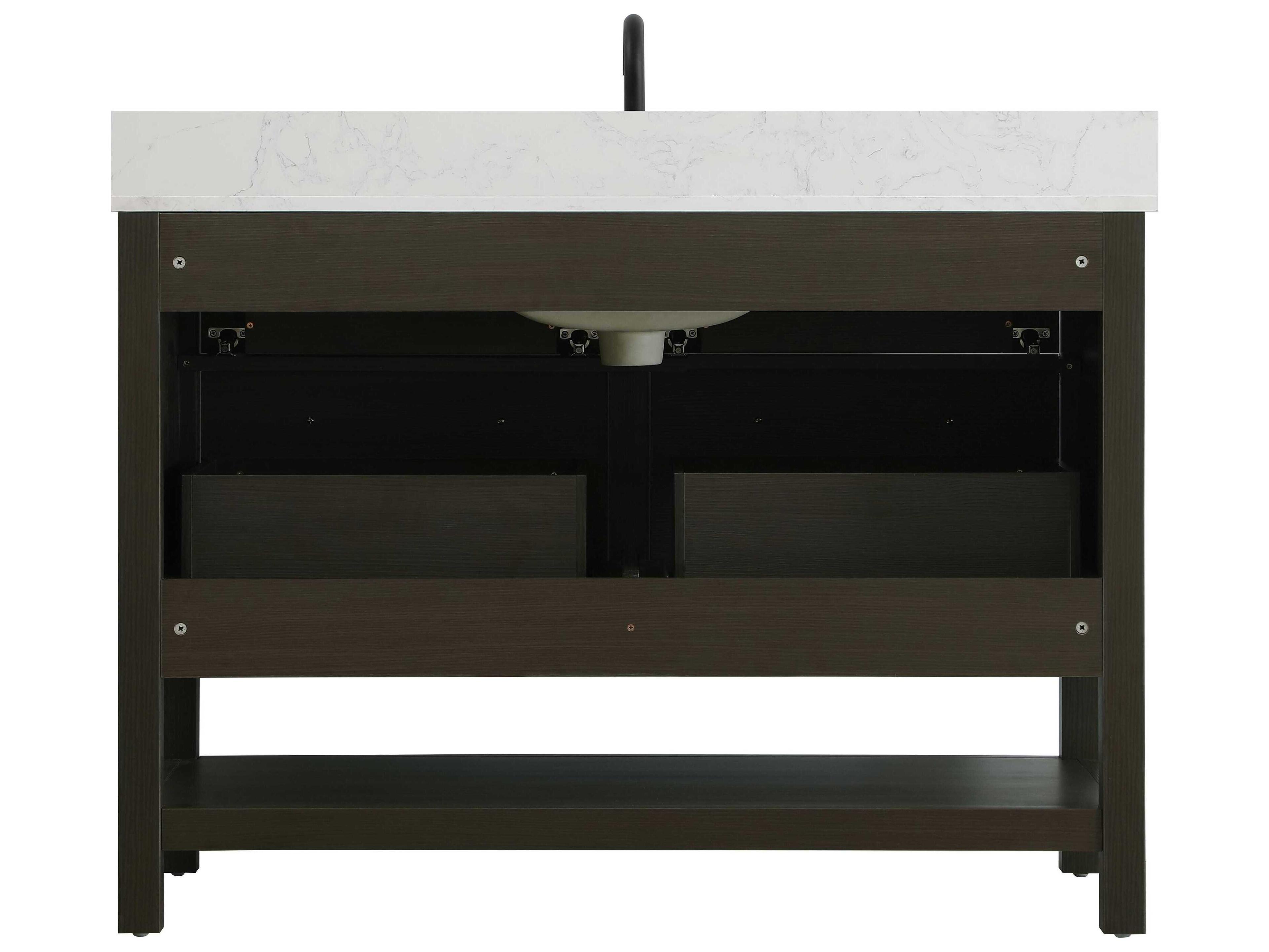 Elegant Lighting Karson Mocha Brown Vanity