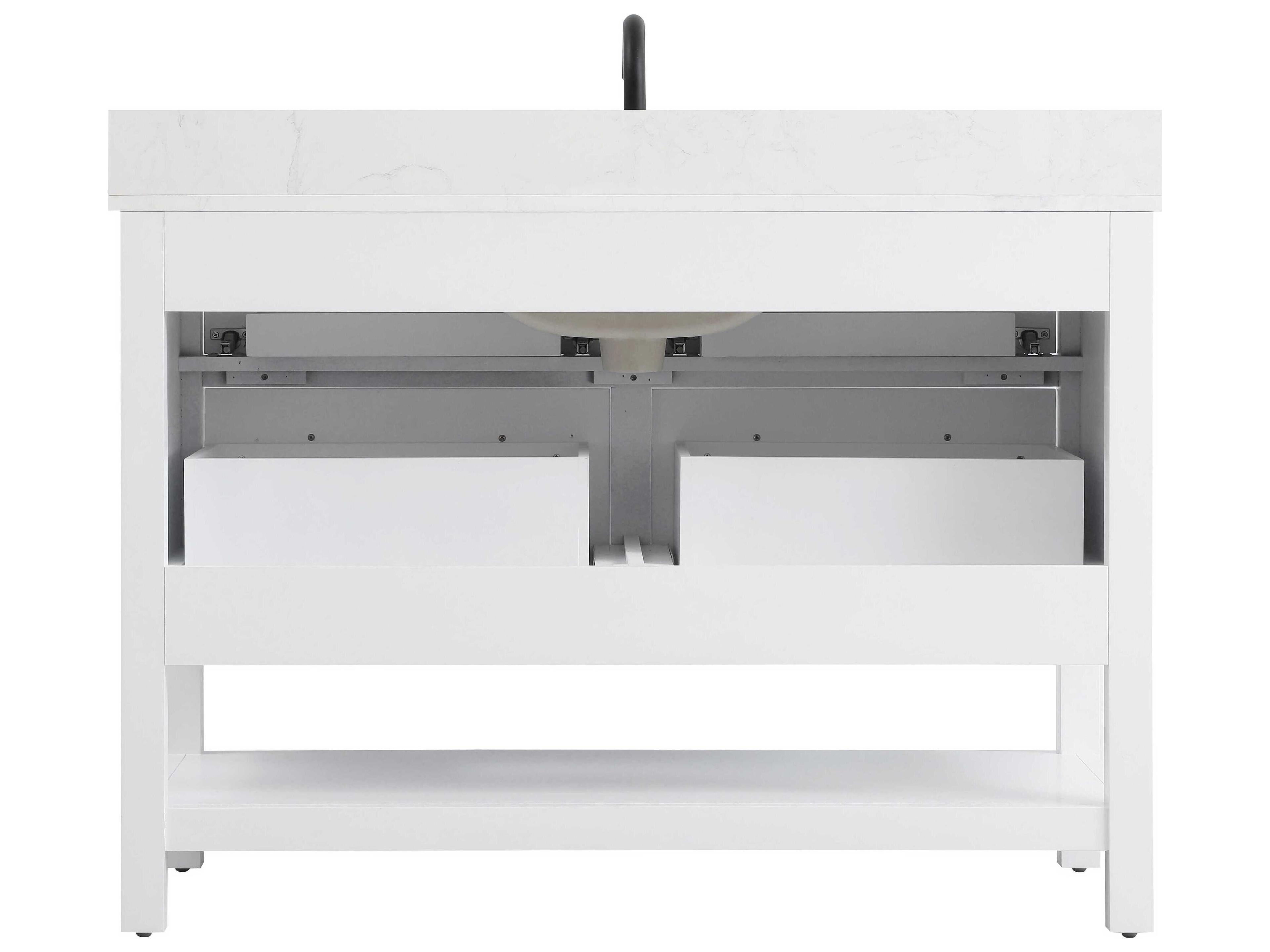 Elegant Lighting Karson White Vanity