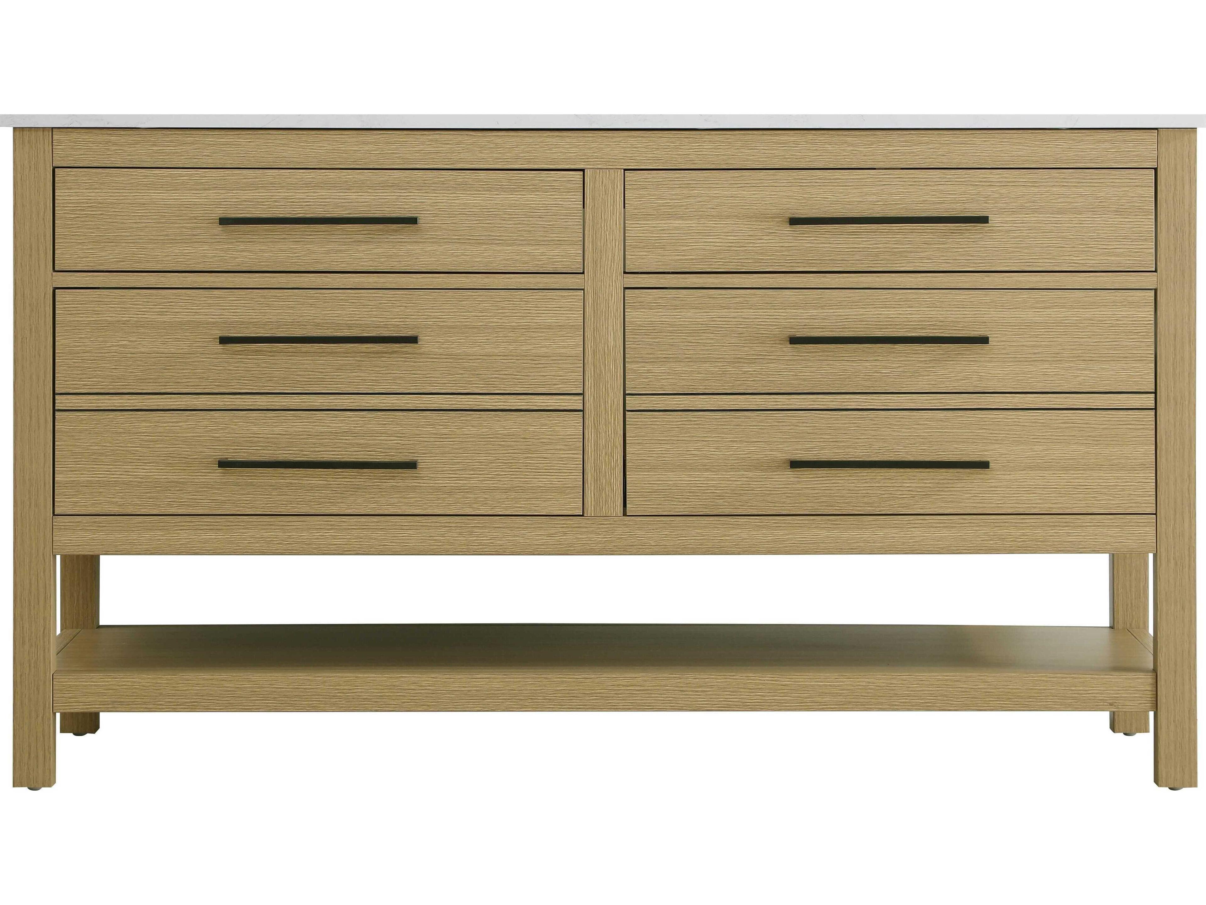 Elegant Lighting Karson Honey Brown Vanity