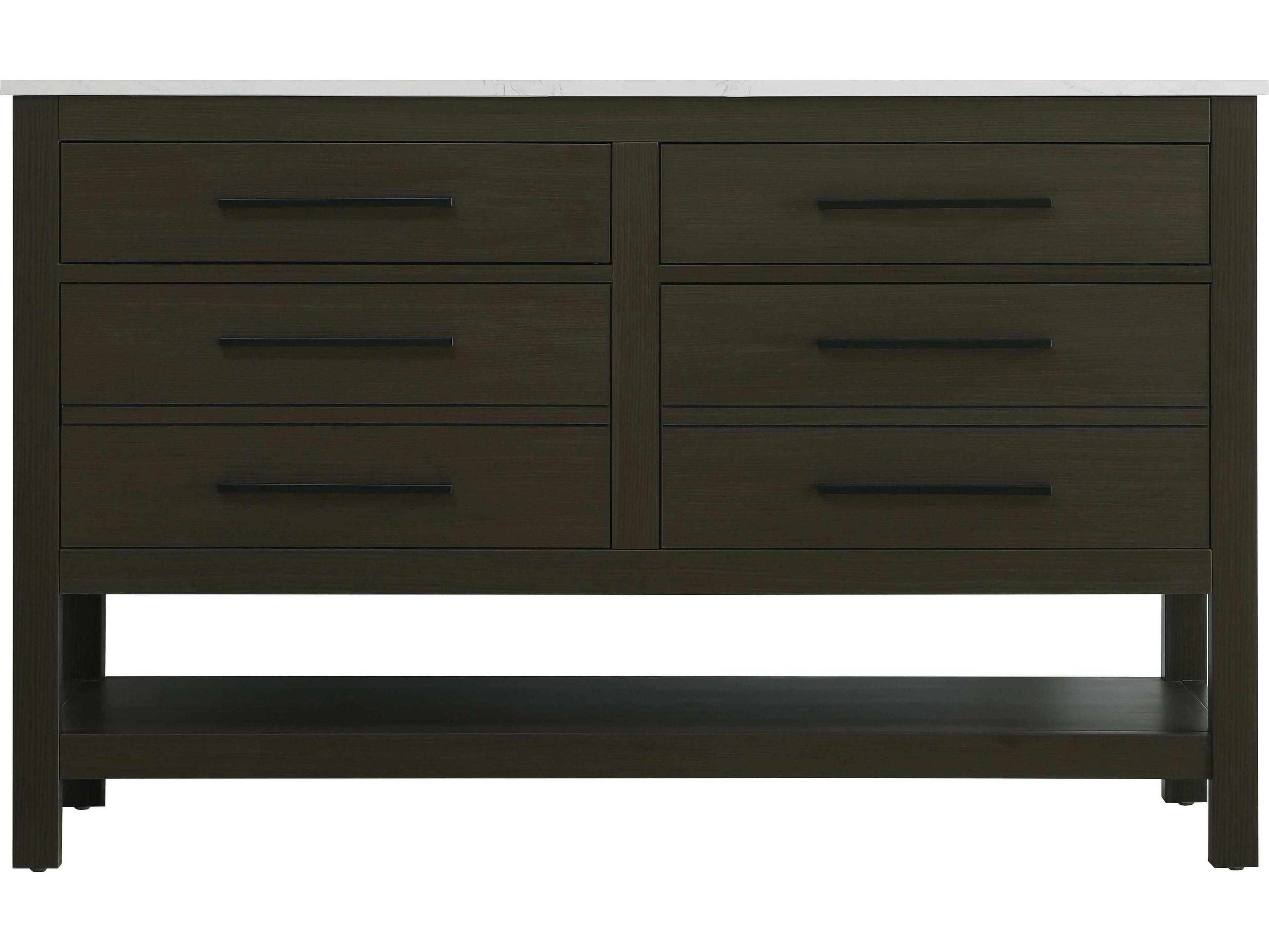 Elegant Lighting Karson Mocha Brown Vanity