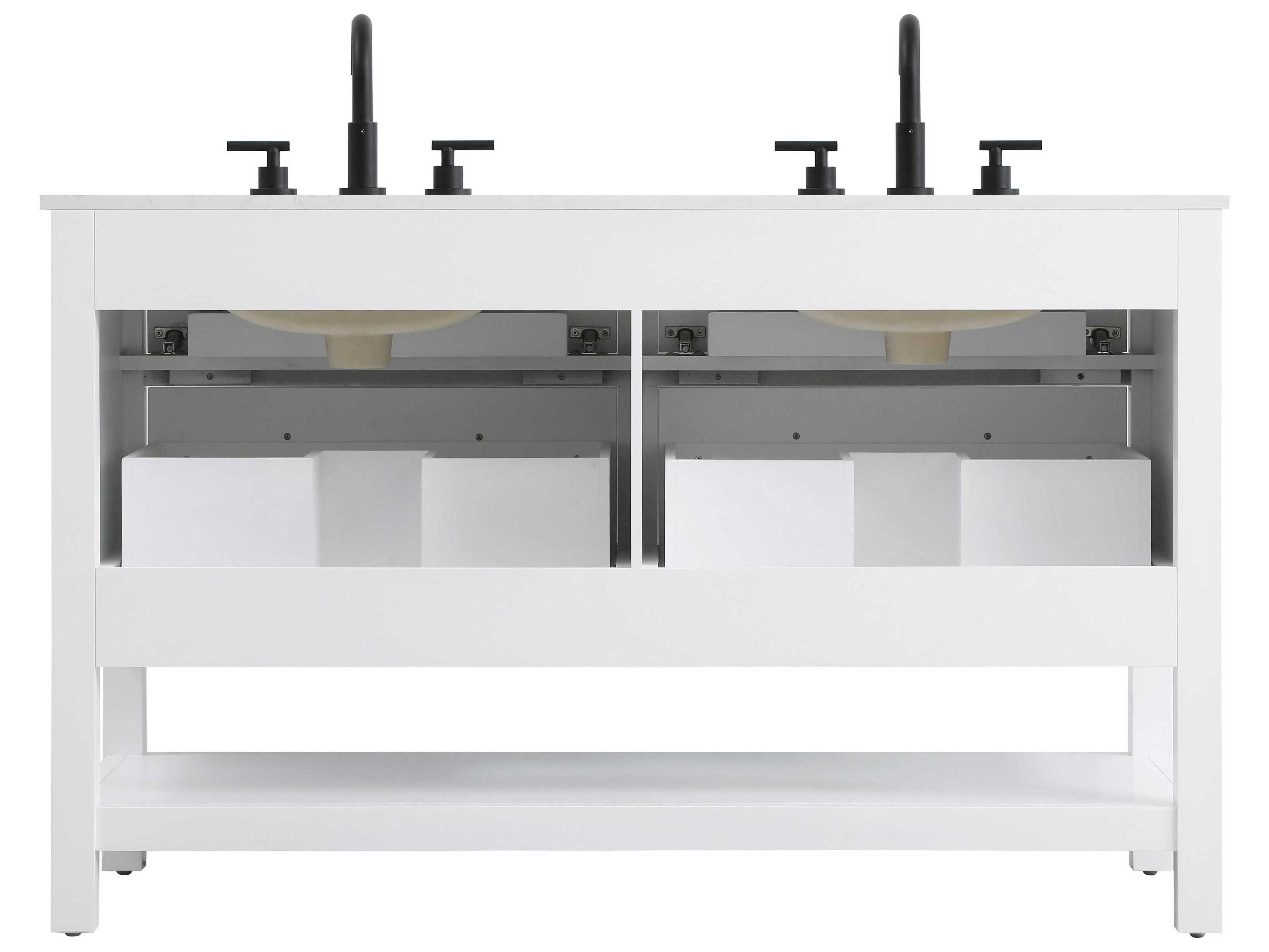 Elegant Lighting Karson White Vanity