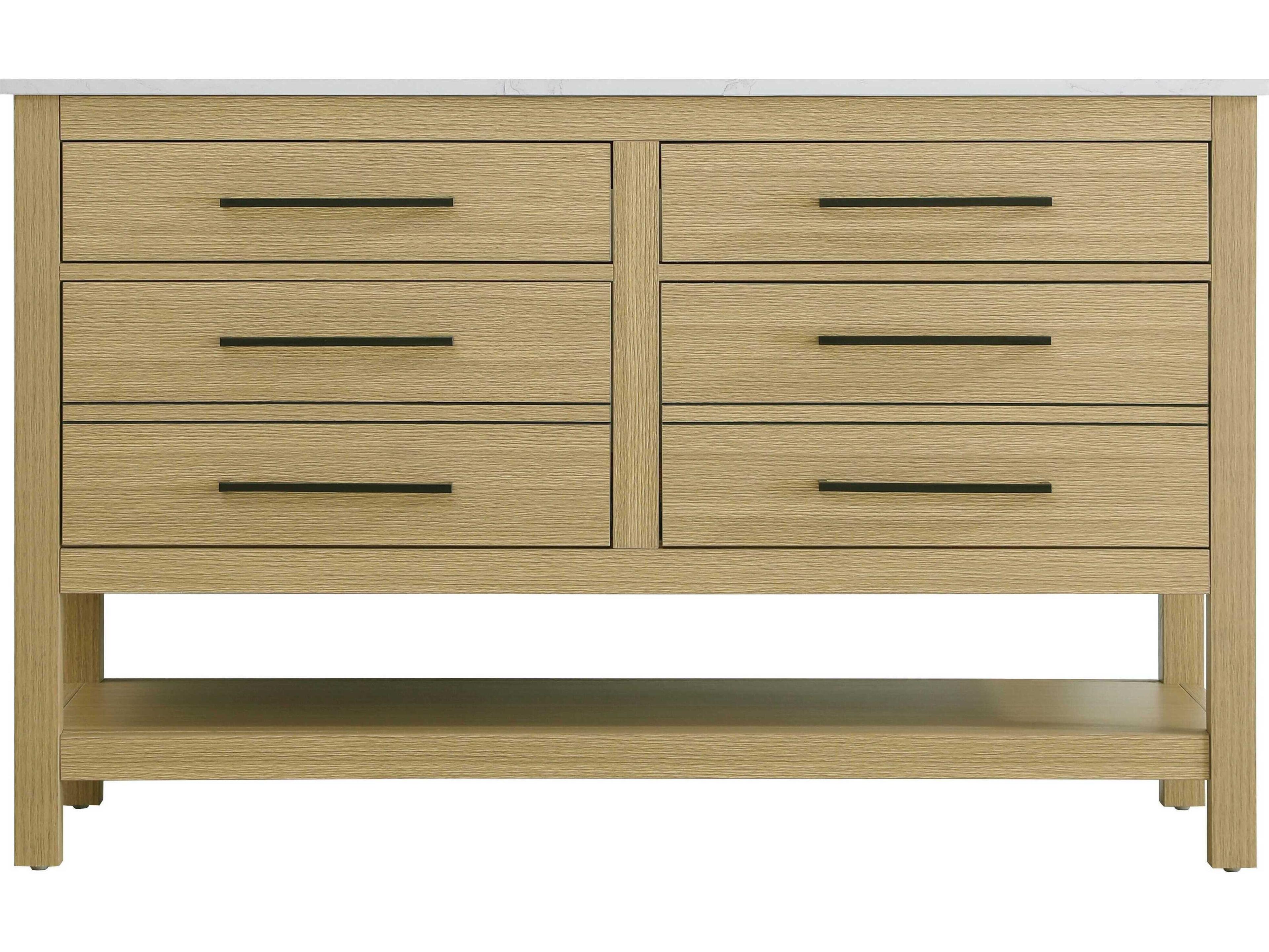 Elegant Lighting Karson Honey Brown Vanity