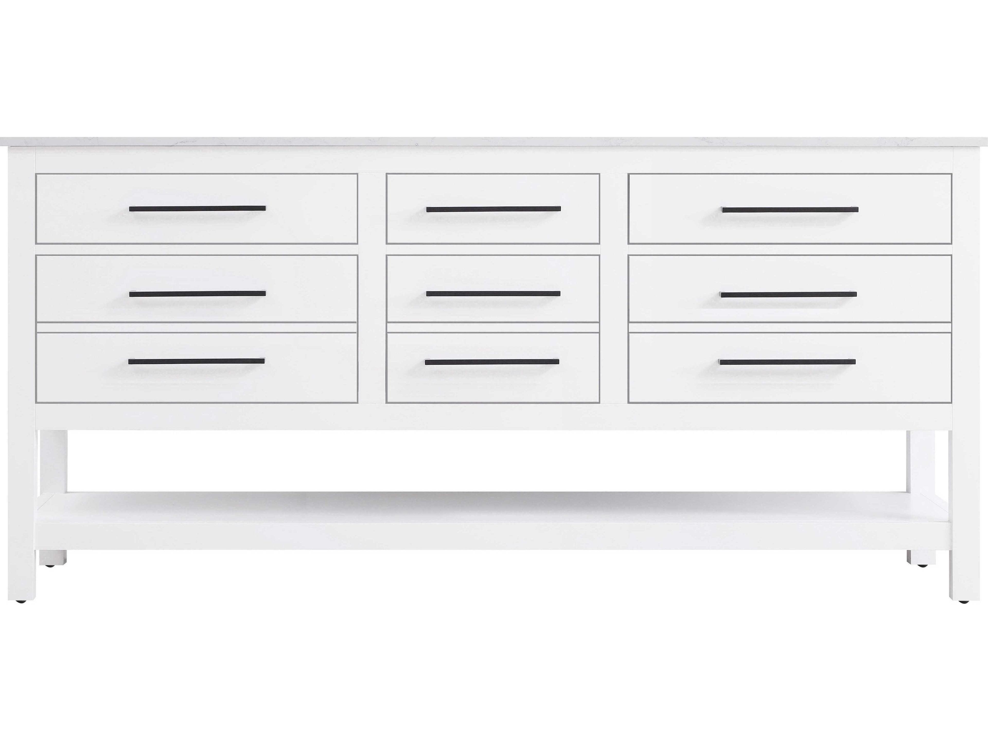 Elegant Lighting Karson White Vanity