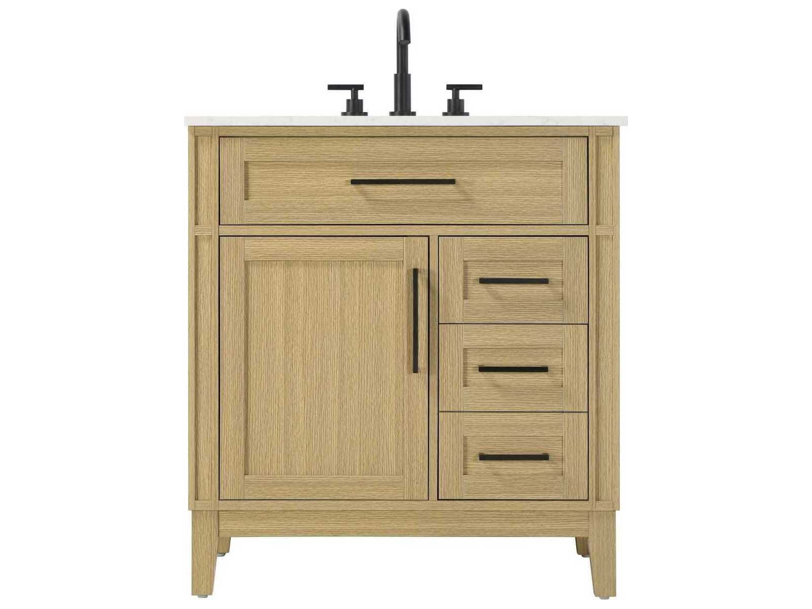 Elegant Lighting Virginia 32" Honey Brown Vanity