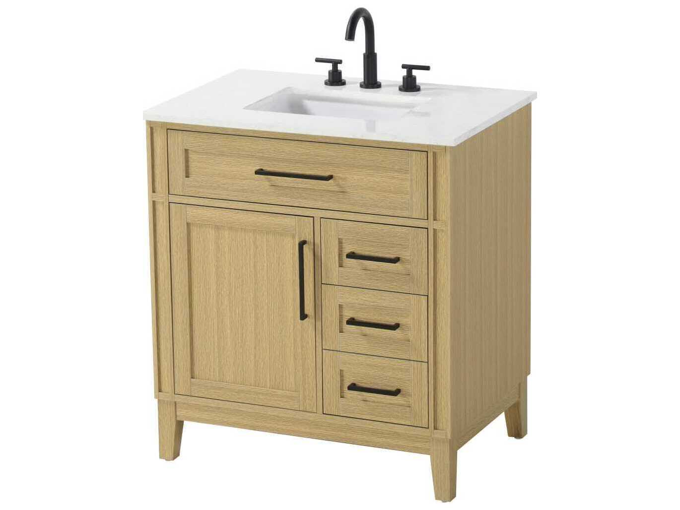 Elegant Lighting Virginia 32" Honey Brown Vanity