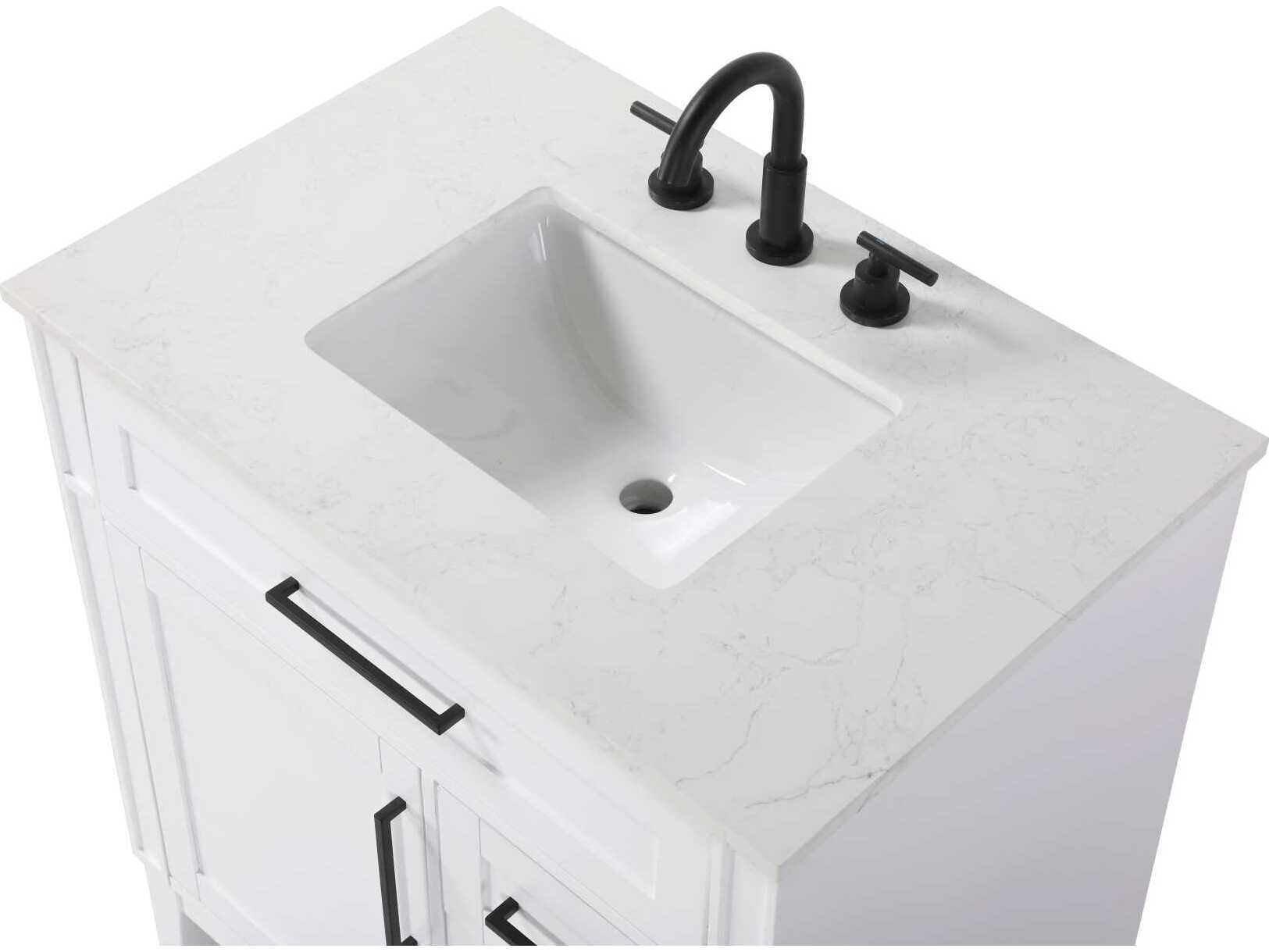 Elegant Lighting Virginia 32" White Vanity