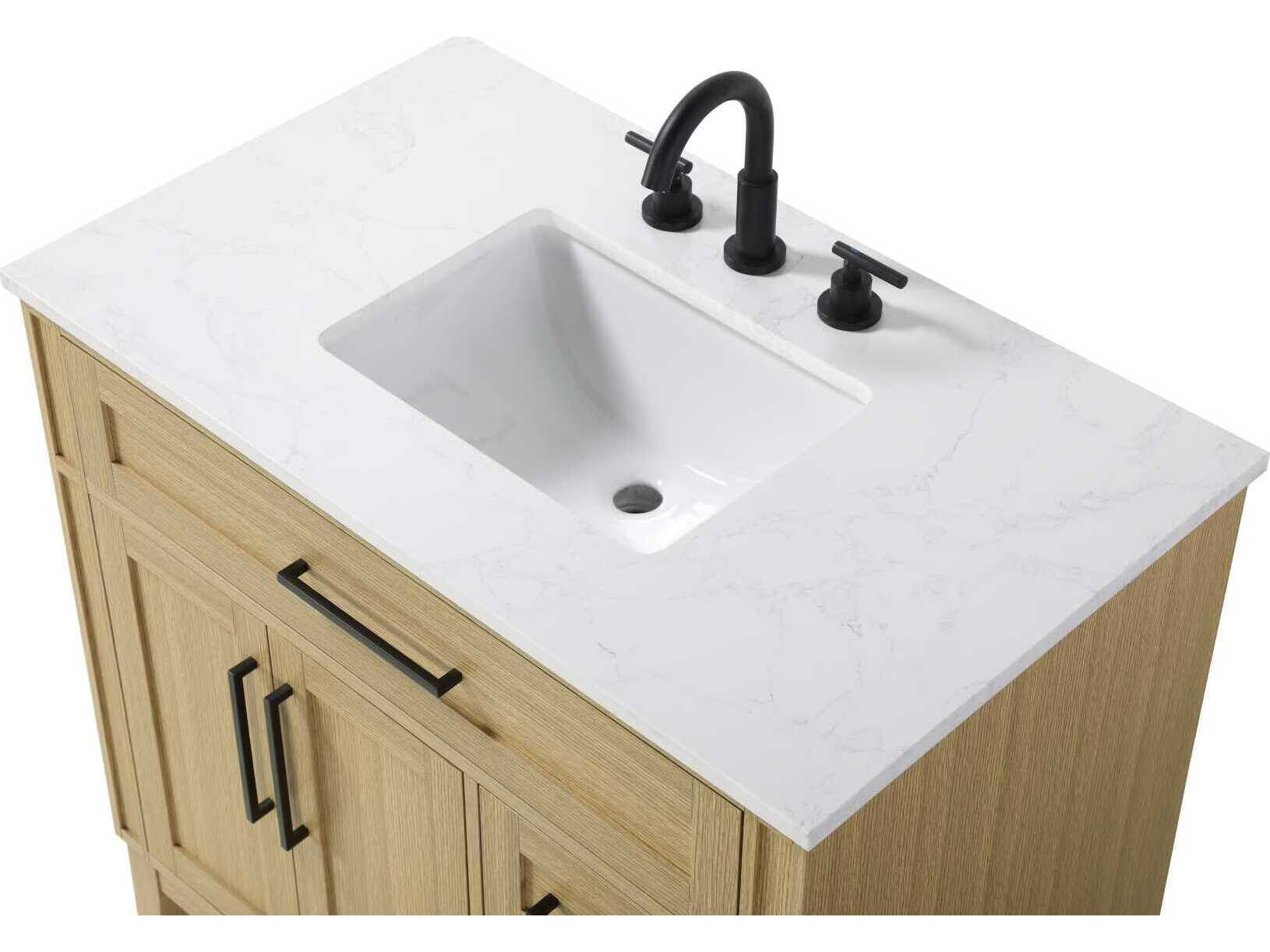 Elegant Lighting Virginia 36" Honey Brown Vanity