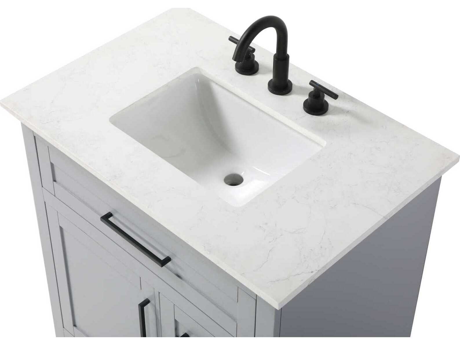 Elegant Lighting Remington 32" Grey Vanity